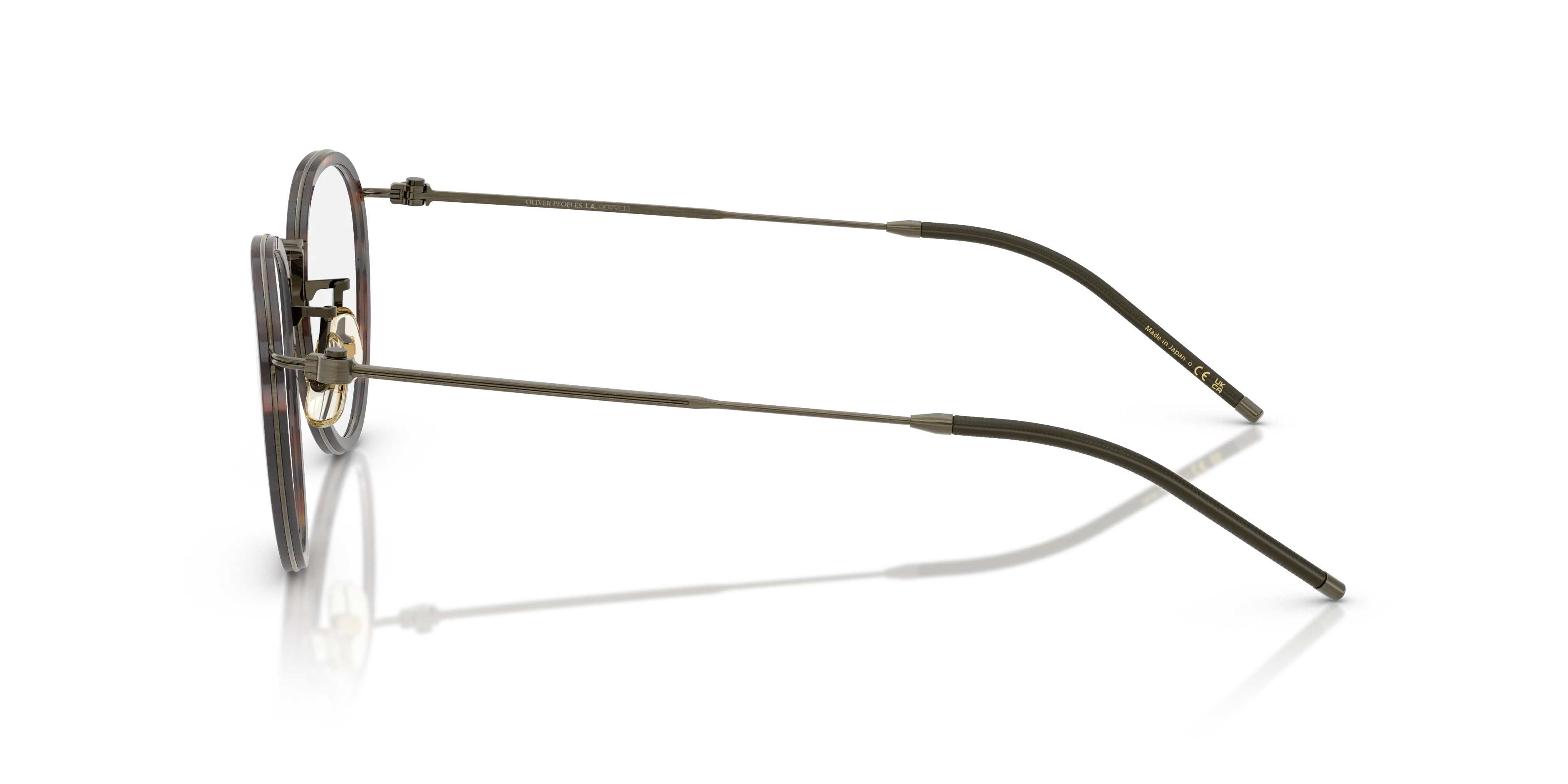 Oliver Peoples OV1360T TK-11 5284 Montature da vista Titanio Oro Trasparente Pantos Normale - immagine 4