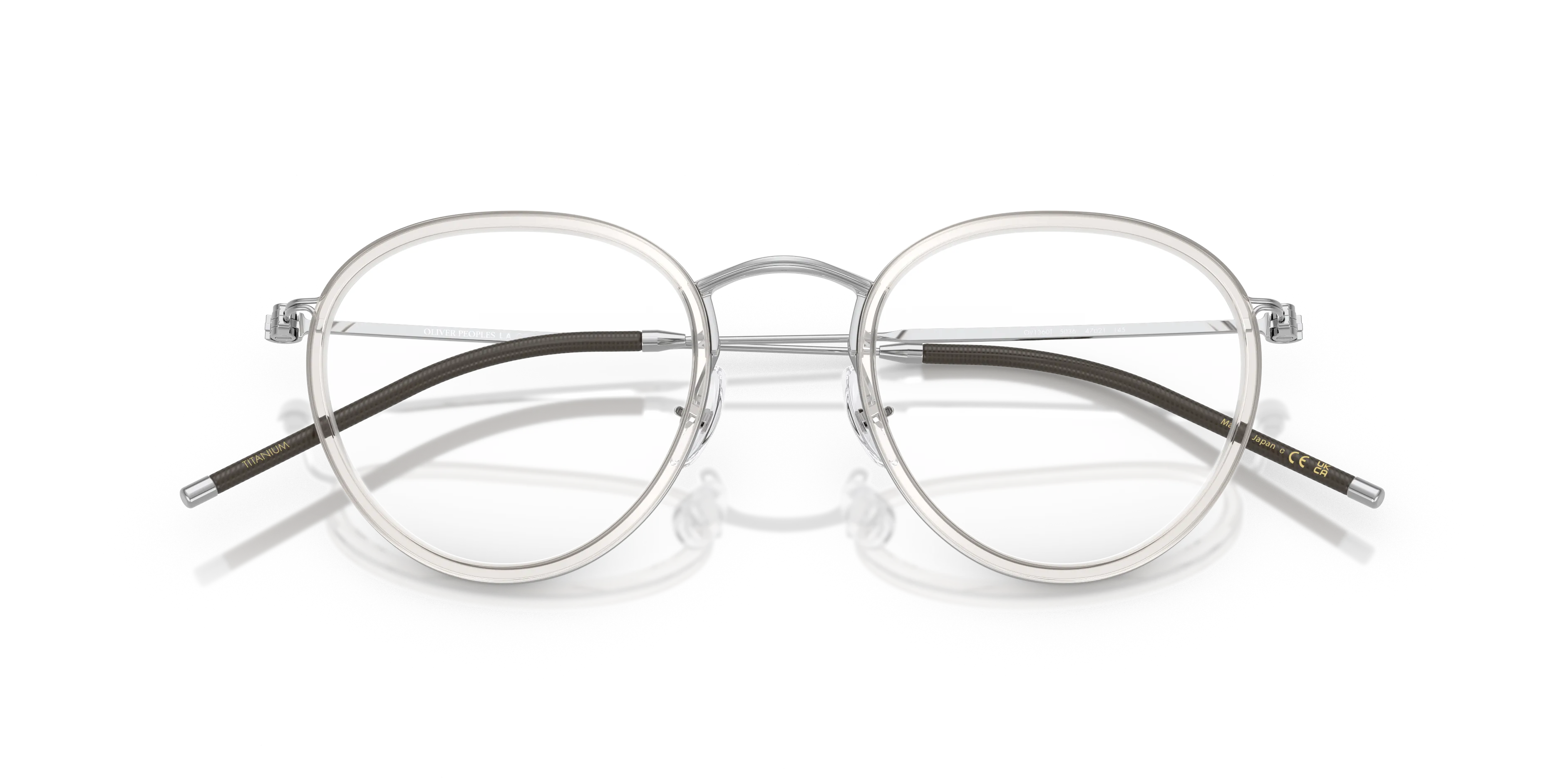 Oliver Peoples OV1360T TK-11 5036 Montature da vista Titanio Argento Trasparente Pantos Normale - immagine 2