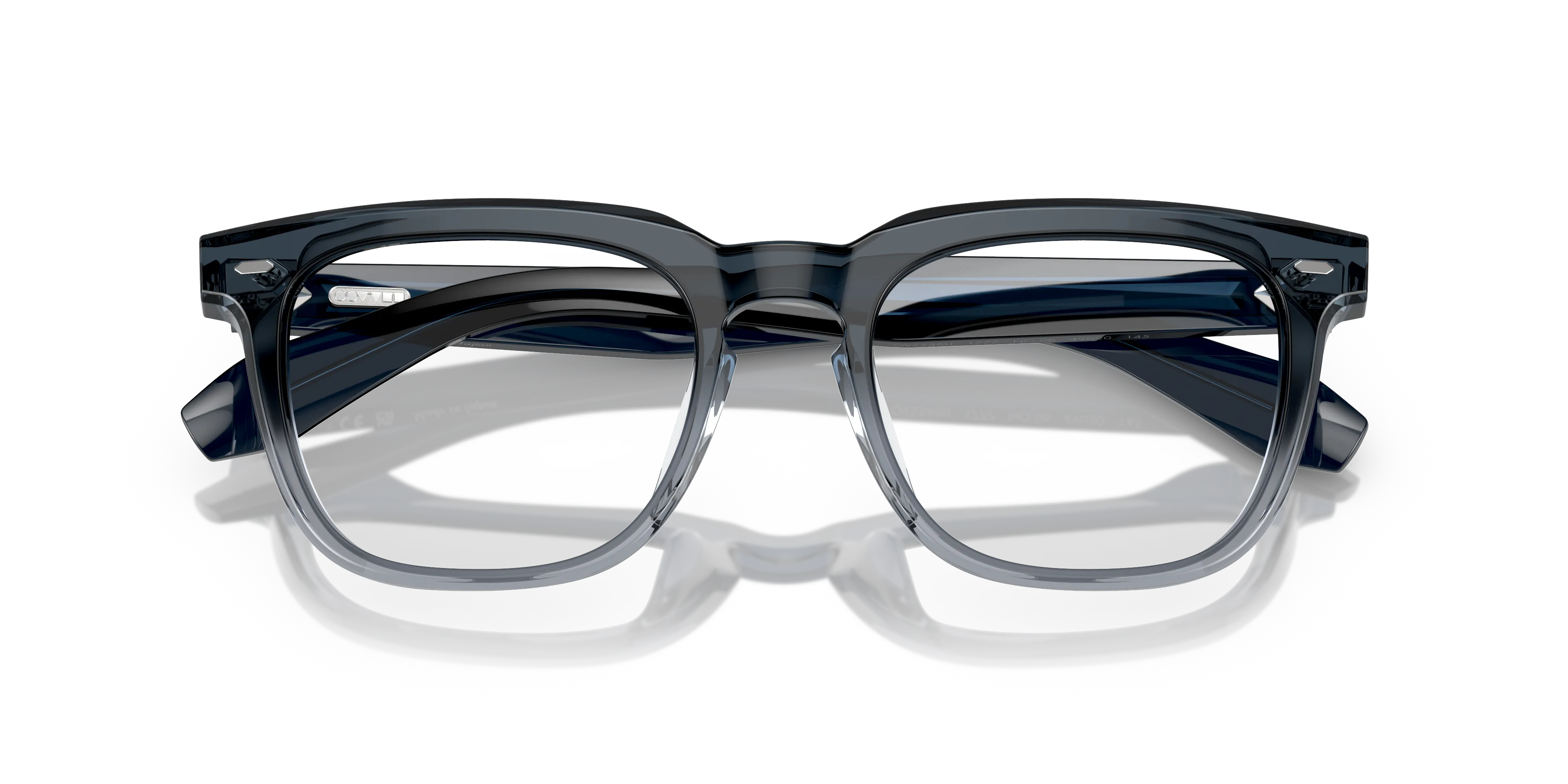 Oliver Peoples OV5546U N.06 1777 Montature da vista Acetato Blu Trasparente Pillow Normale - immagine 2
