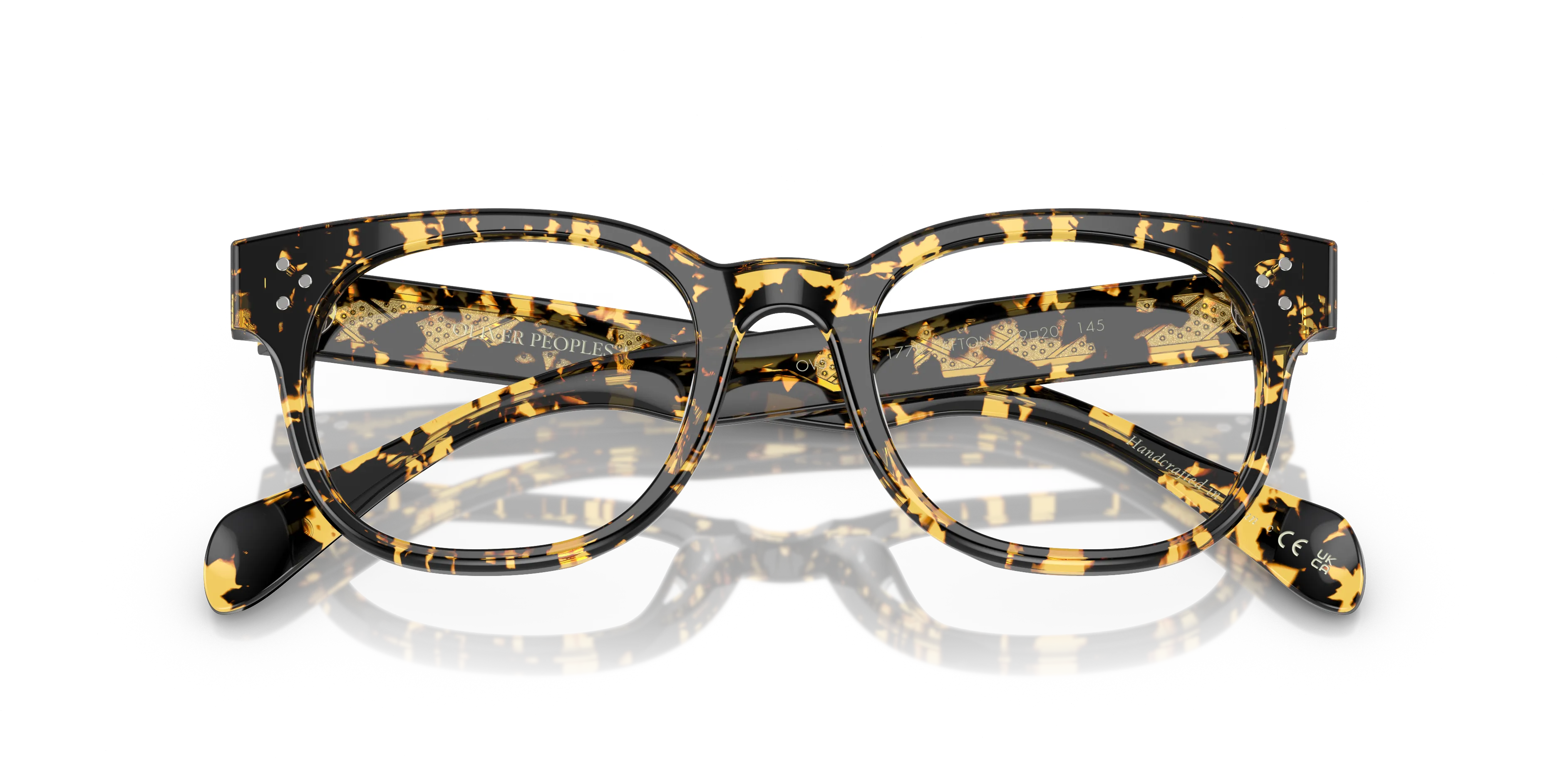Oliver Peoples OV5545U AFTON 1778 Montature da vista Acetato Tartaruga Trasparente Squadrata Normale - immagine 2