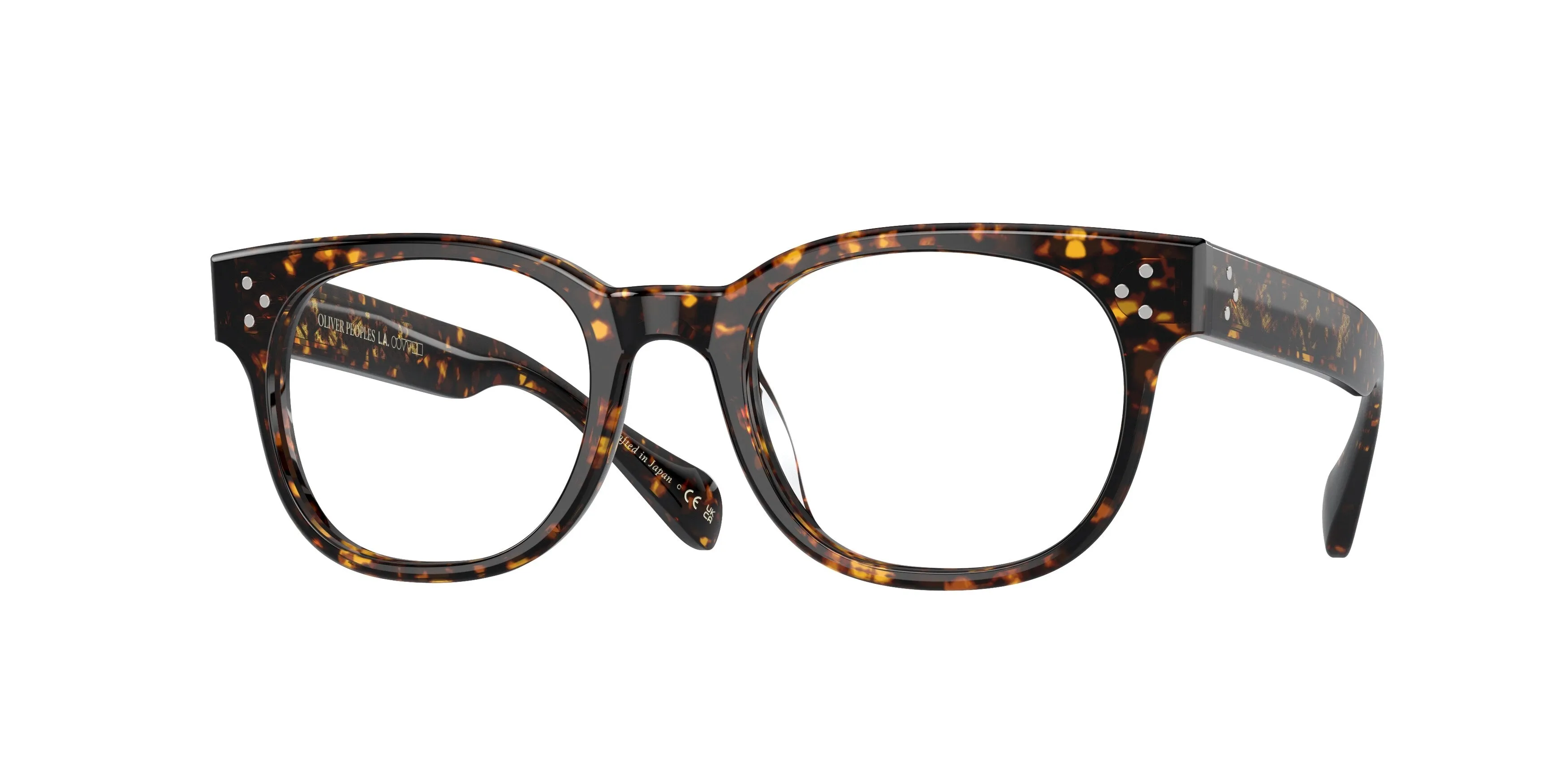 Oliver Peoples OV5545U AFTON 1741 Montature da vista Acetato Tartaruga Trasparente Squadrata Normale - immagine 1