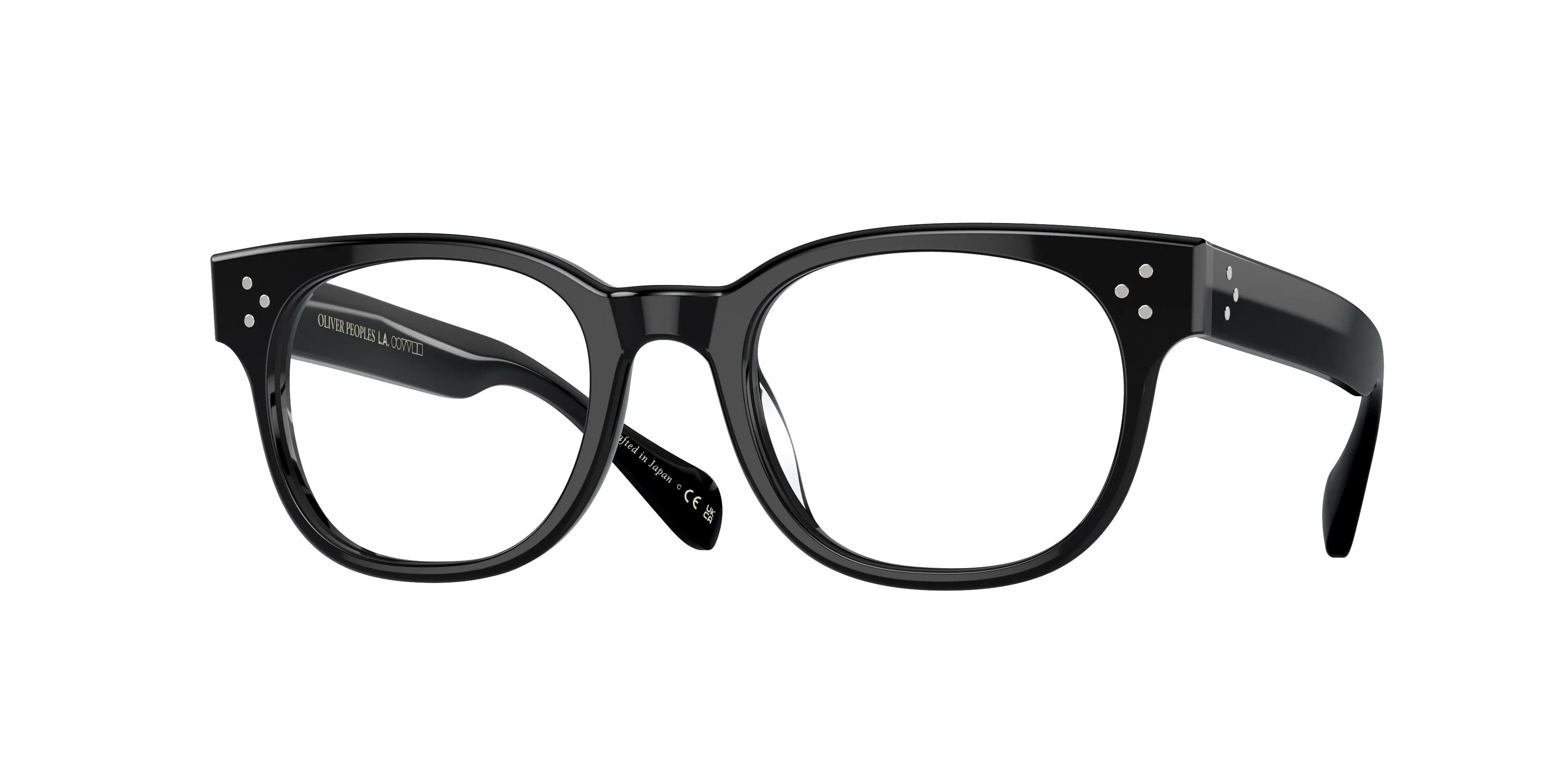Oliver Peoples OV5545U AFTON 1731 Montature da vista Acetato Nero Trasparente Squadrata Normale - immagine 1