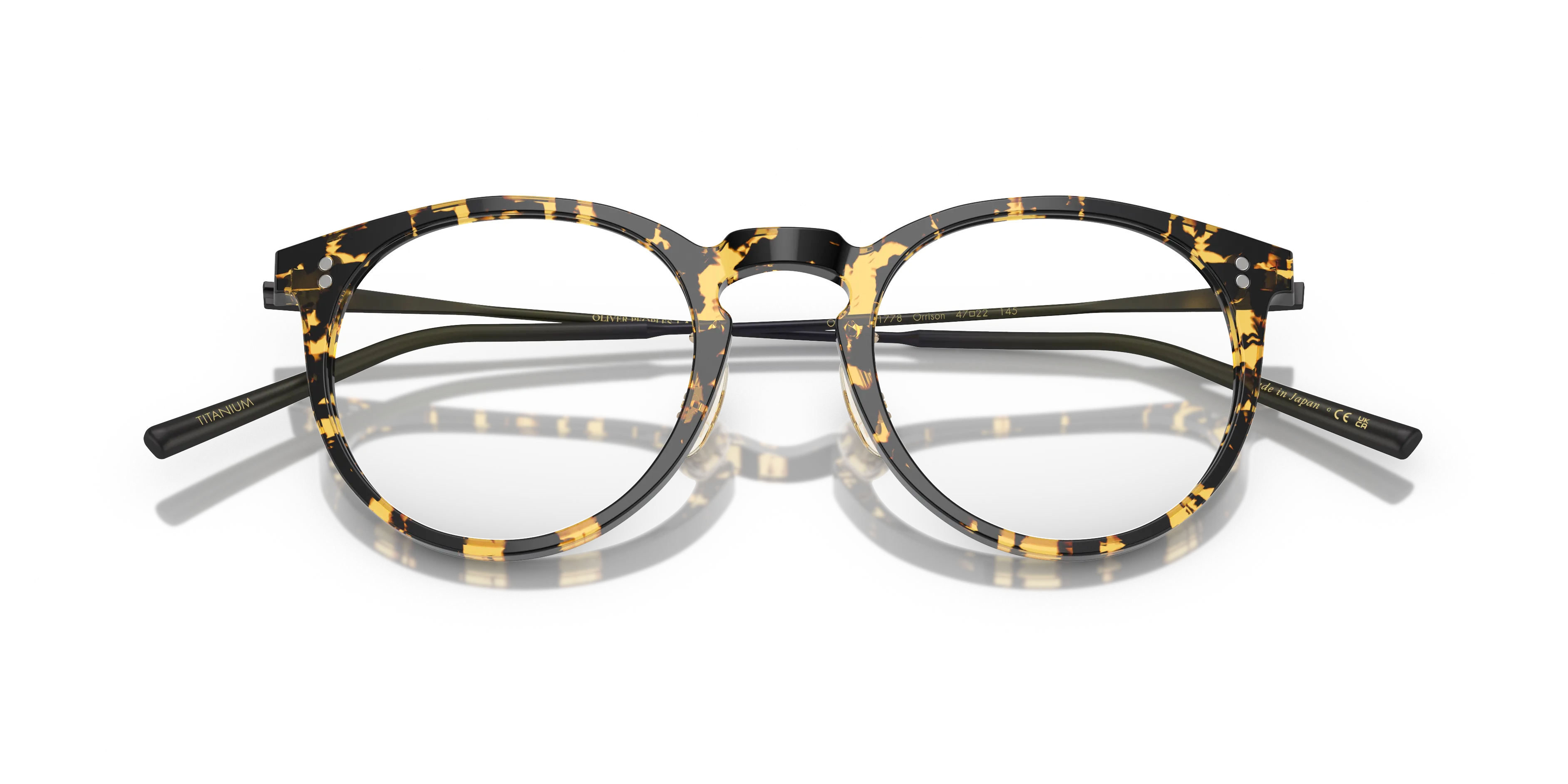 Oliver Peoples OV5544 ORRISON 1778 Montature da vista Acetato Tartaruga Trasparente Pantos Normale - immagine 2