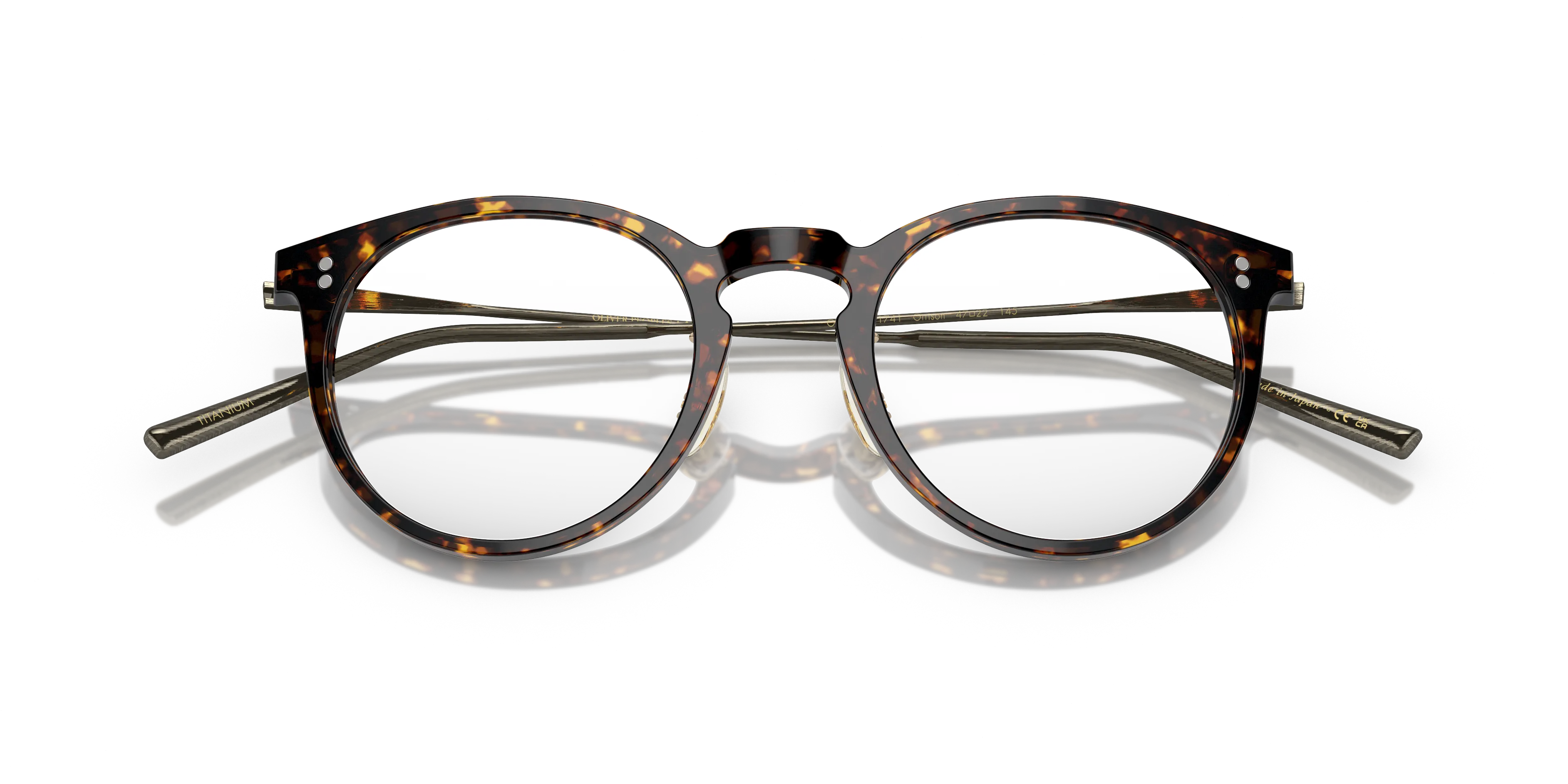 Oliver Peoples OV5544 ORRISON 1741 Montature da vista Acetato Tartaruga Trasparente Pantos Normale - immagine 2