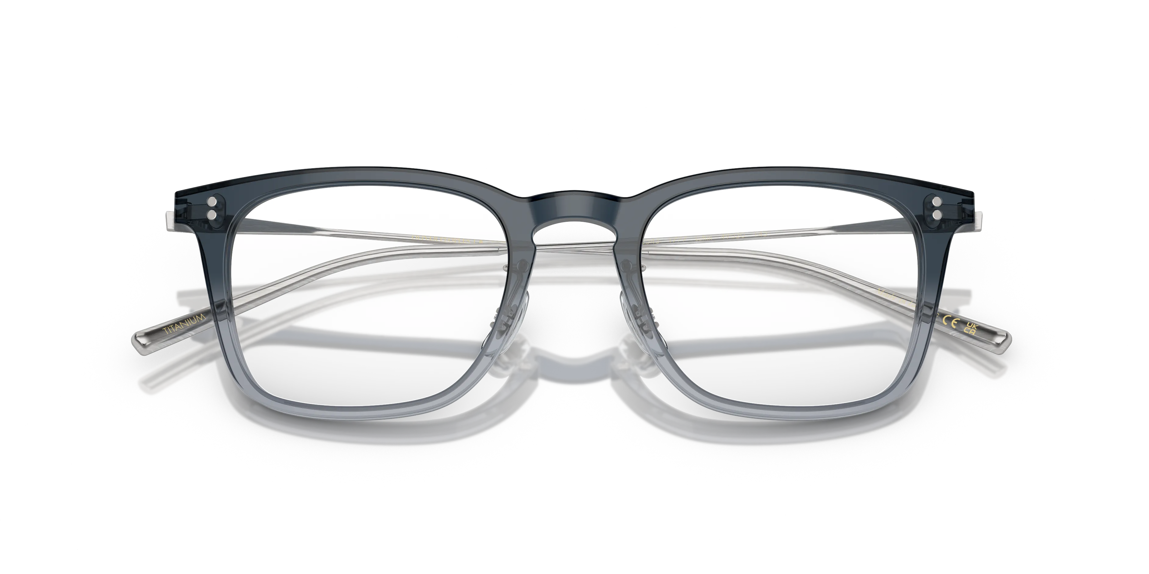 Oliver Peoples OV5543 LOFTIN 1777 Montature da vista Acetato Blu Trasparente Pillow Normale - immagine 2