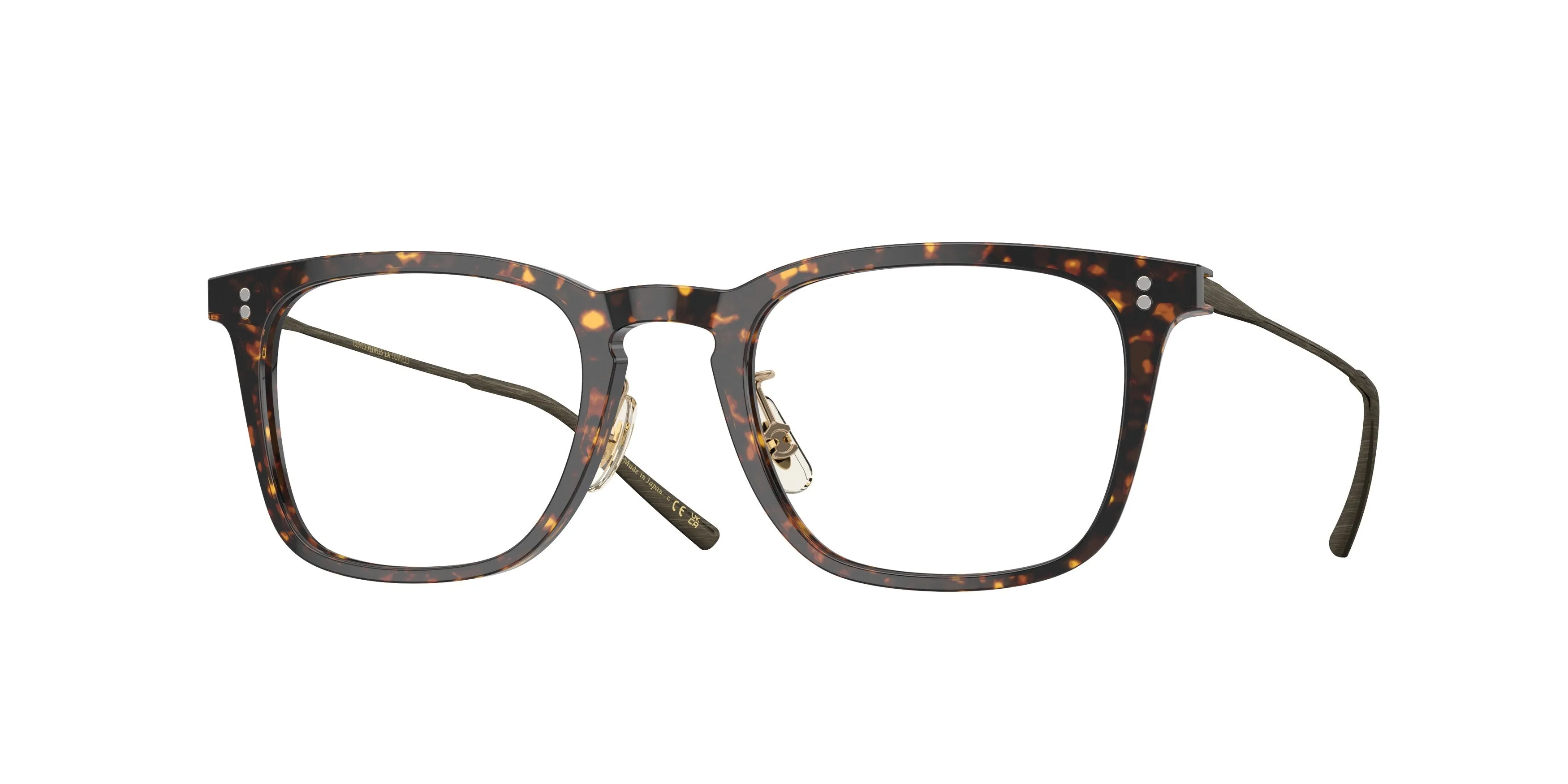 Oliver Peoples OV5543 LOFTIN 1741 Montature da vista Acetato Tartaruga Trasparente Pillow Normale - immagine 1
