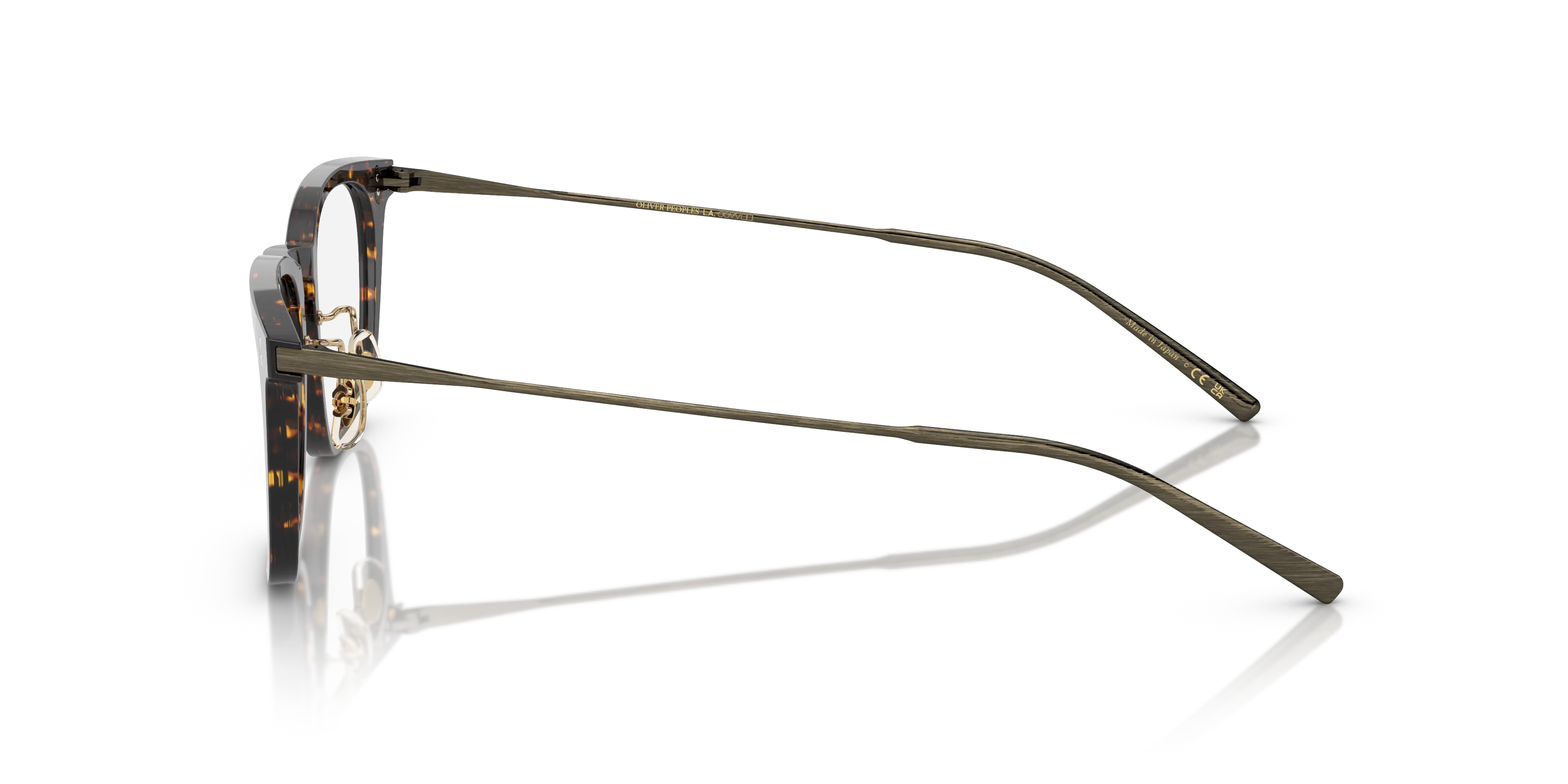 Oliver Peoples OV5543 LOFTIN 1741 Montature da vista Acetato Tartaruga Trasparente Pillow Normale - immagine 4