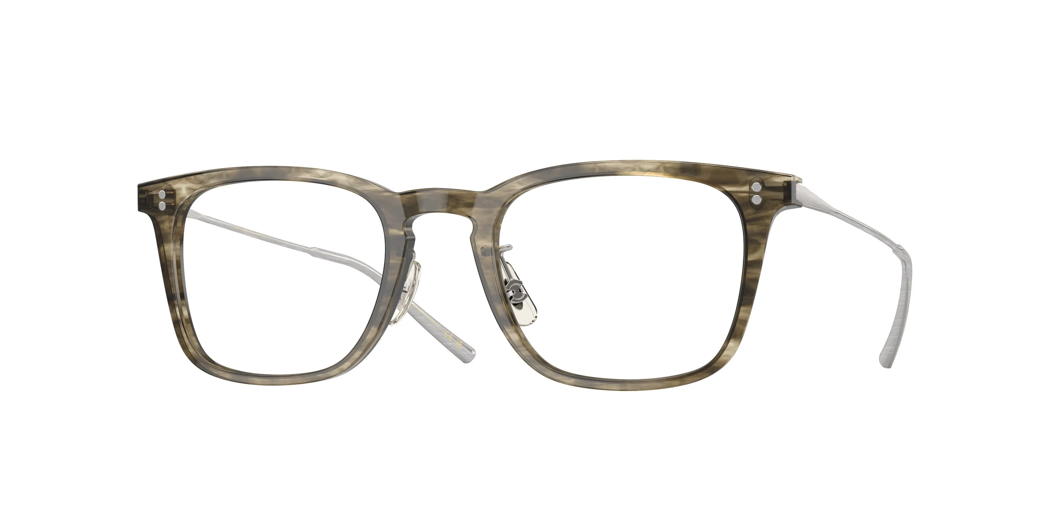 Oliver Peoples OV5543 LOFTIN 1735 Montature da vista Acetato Verde Trasparente Pillow Normale - immagine 1