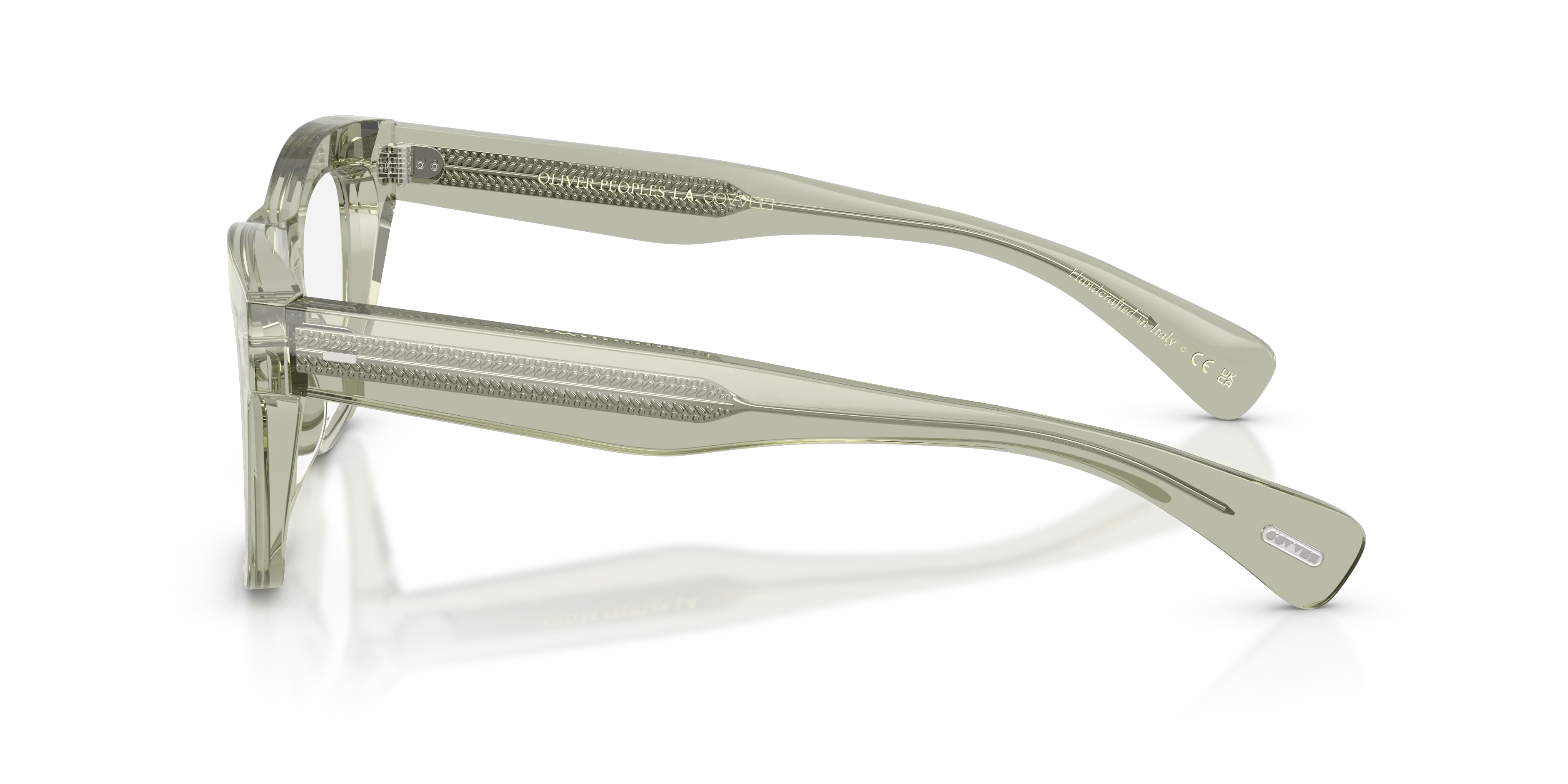 Oliver Peoples OV5542U MS. OLIVER-R 1640 Montature da vista Acetato Verde Trasparente Squadrata Normale - immagine 4