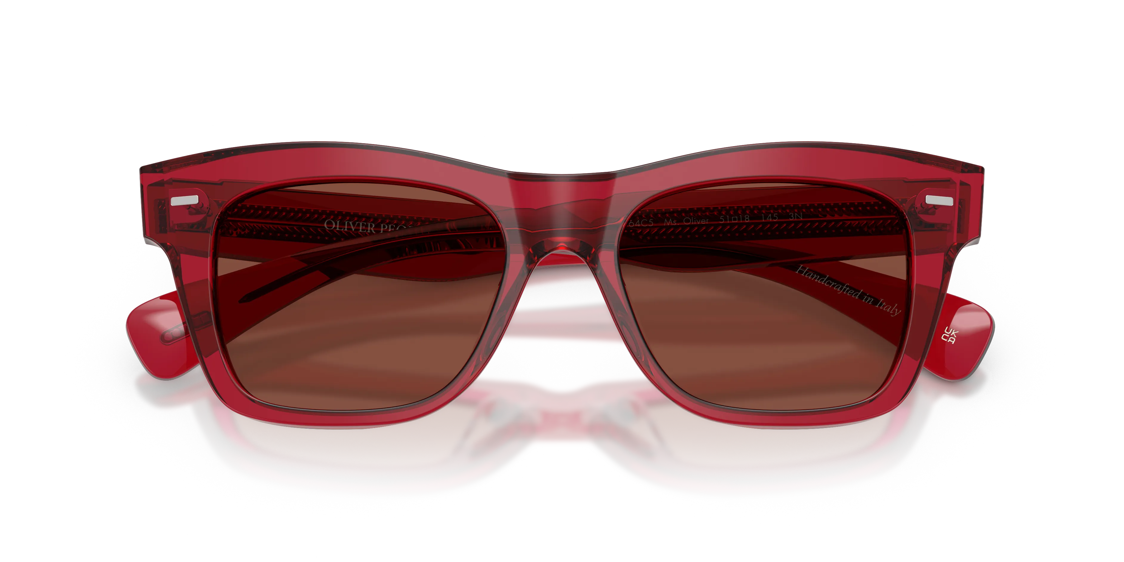 Oliver Peoples OV5542SU MS. OLIVER 1764C5 Occhiali da sole Acetato Rosso Bordeaux Pillow Normale - immagine 2