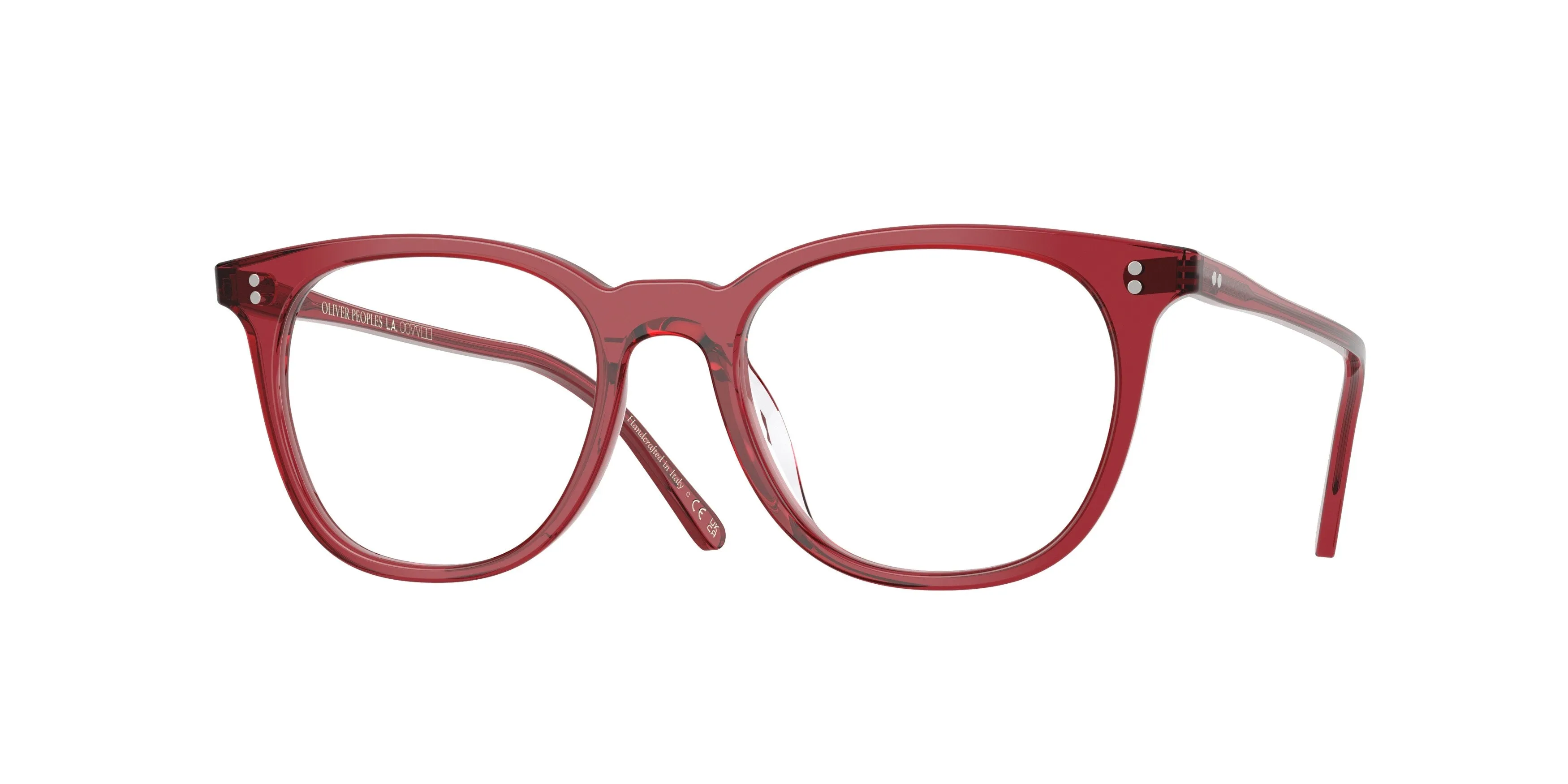 Oliver Peoples OV5538U JOSIANNE 1764 Montature da vista Acetato Rosso Trasparente Pillow Normale - immagine 1