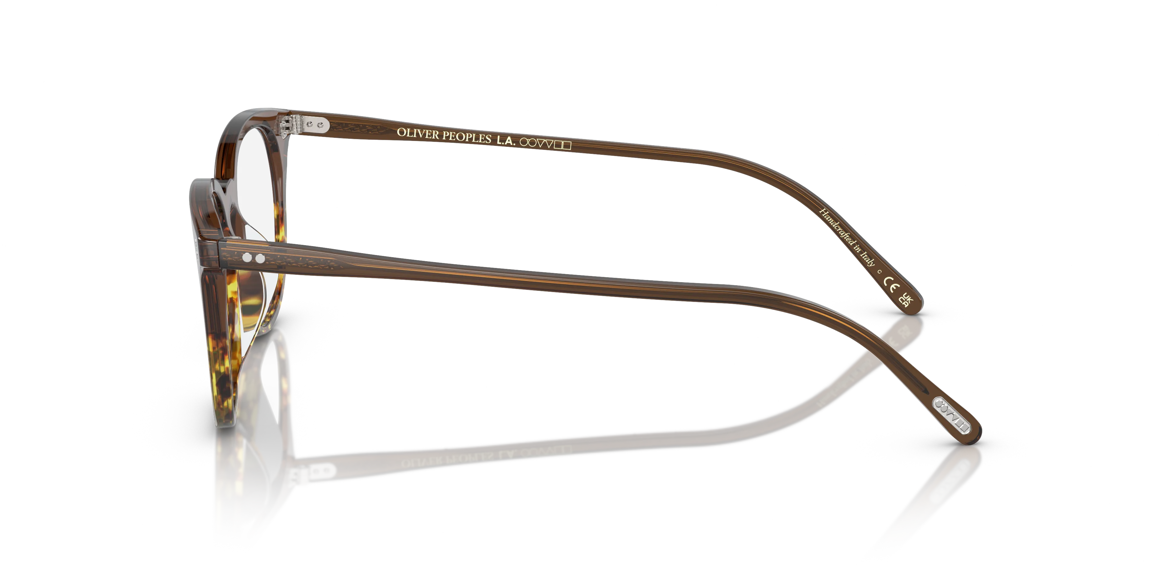 Oliver Peoples OV5538U JOSIANNE 1756 Montature da vista Acetato Marrone Trasparente Pillow Normale - immagine 4