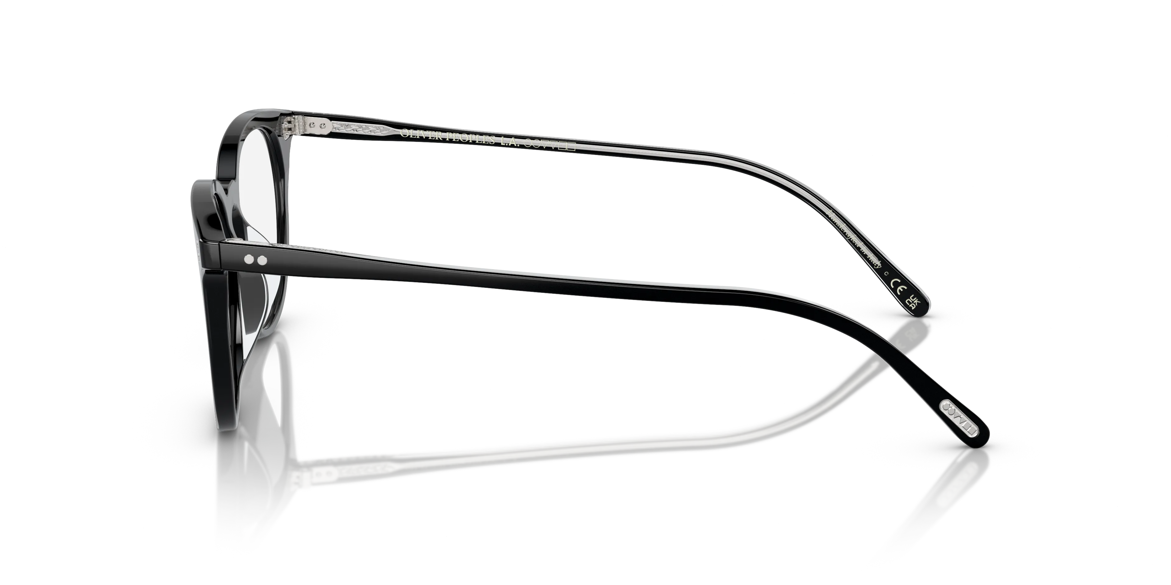 Oliver Peoples OV5538U JOSIANNE 1005 Montature da vista Acetato Nero Trasparente Pillow Normale - immagine 4