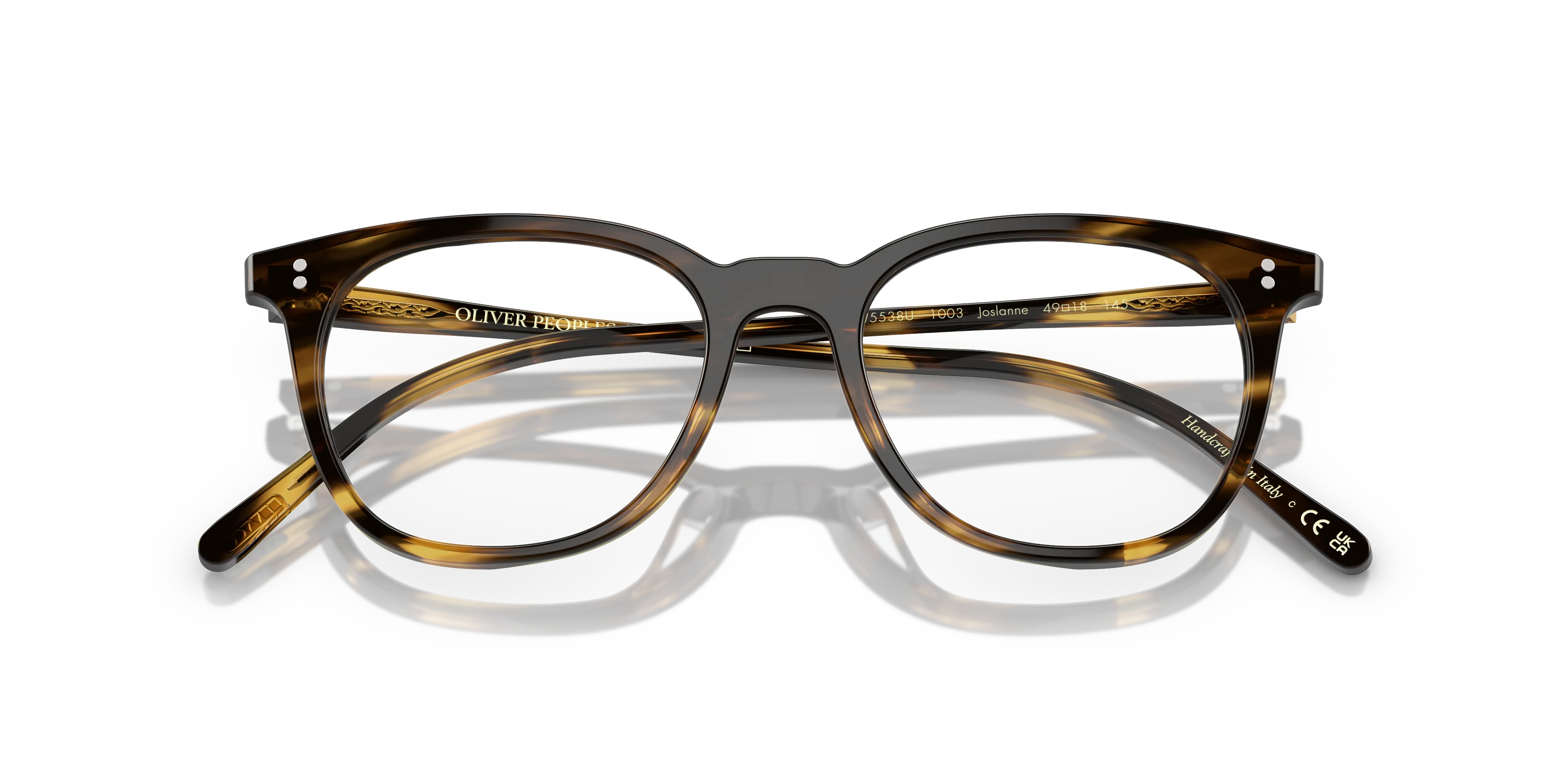Oliver Peoples OV5538U JOSIANNE 1003 Montature da vista Acetato Nero Trasparente Pillow Normale - immagine 2