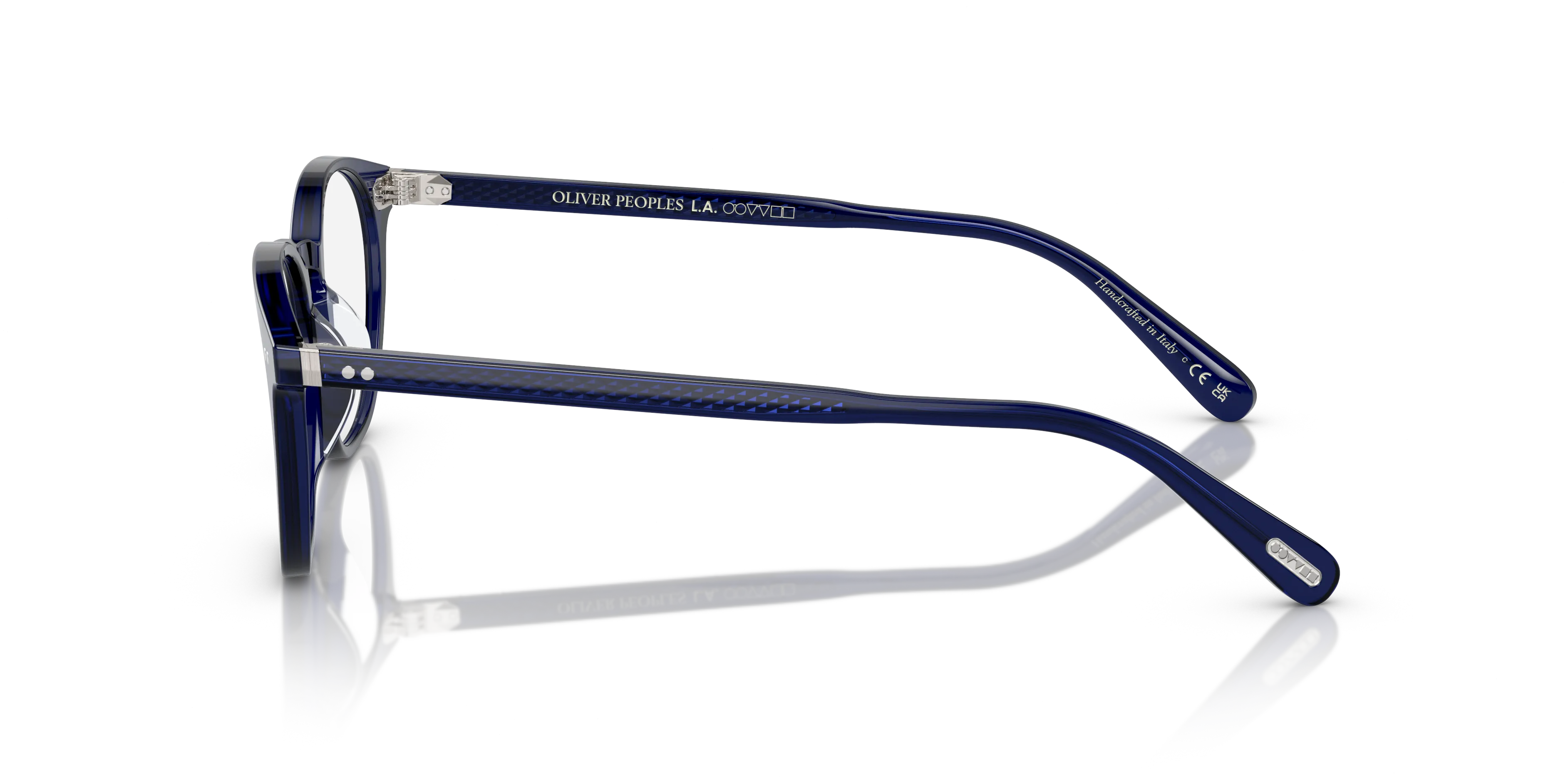 Oliver Peoples OV5533U RONNE 1566 Montature da vista Acetato Blu Trasparente Pillow Normale - immagine 4