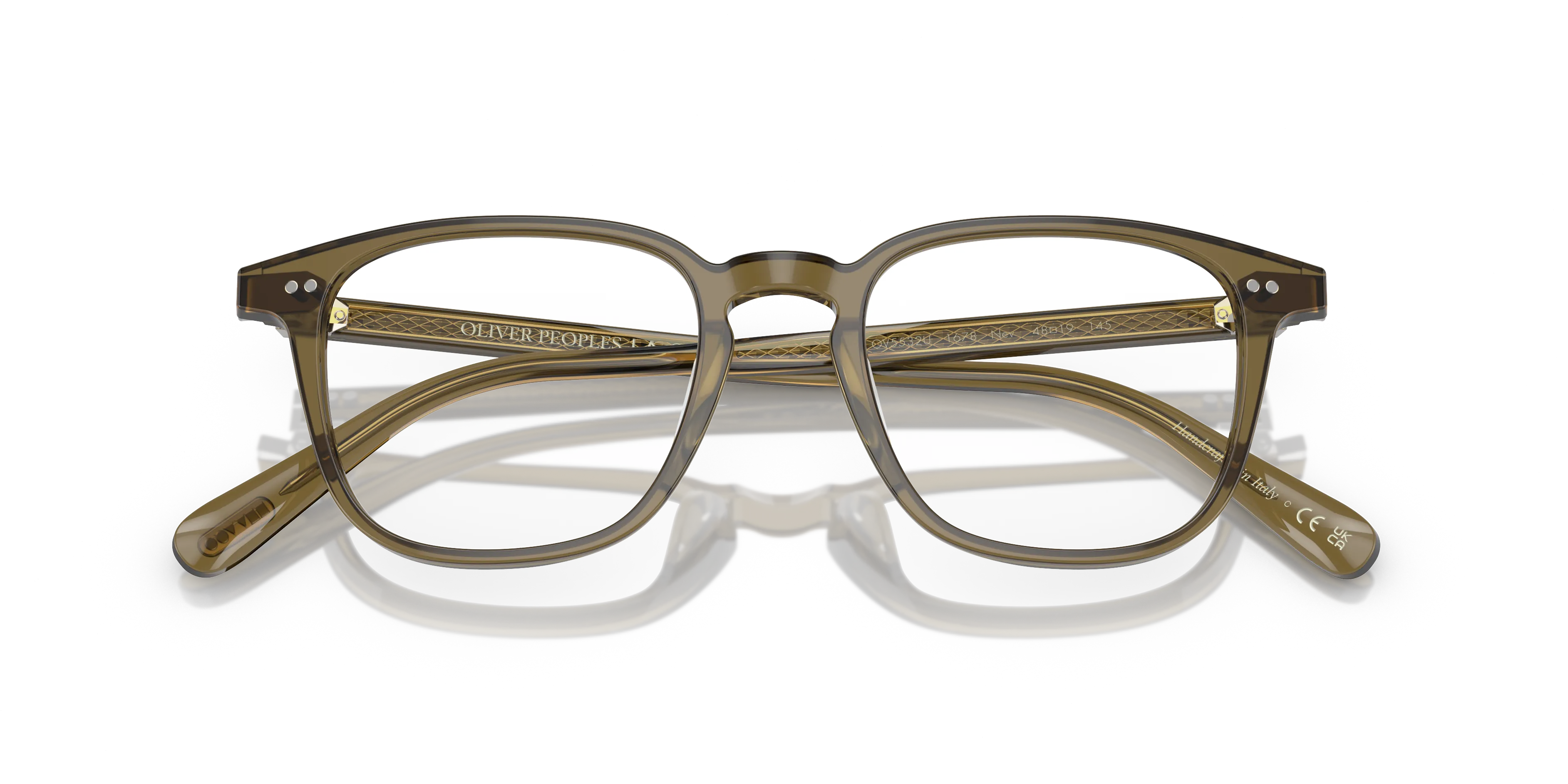 Oliver Peoples OV5532U NEV 1678 Montature da vista Acetato Verde Trasparente Pillow Normale - immagine 2