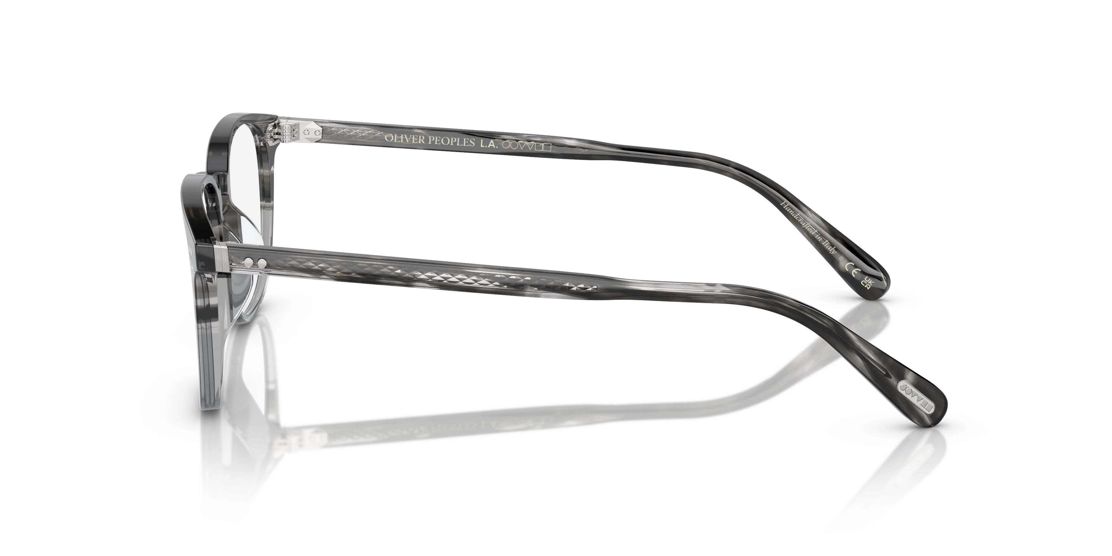 Oliver Peoples OV5532U NEV 1002 Montature da vista Acetato Grigio Trasparente Pillow Normale - immagine 4