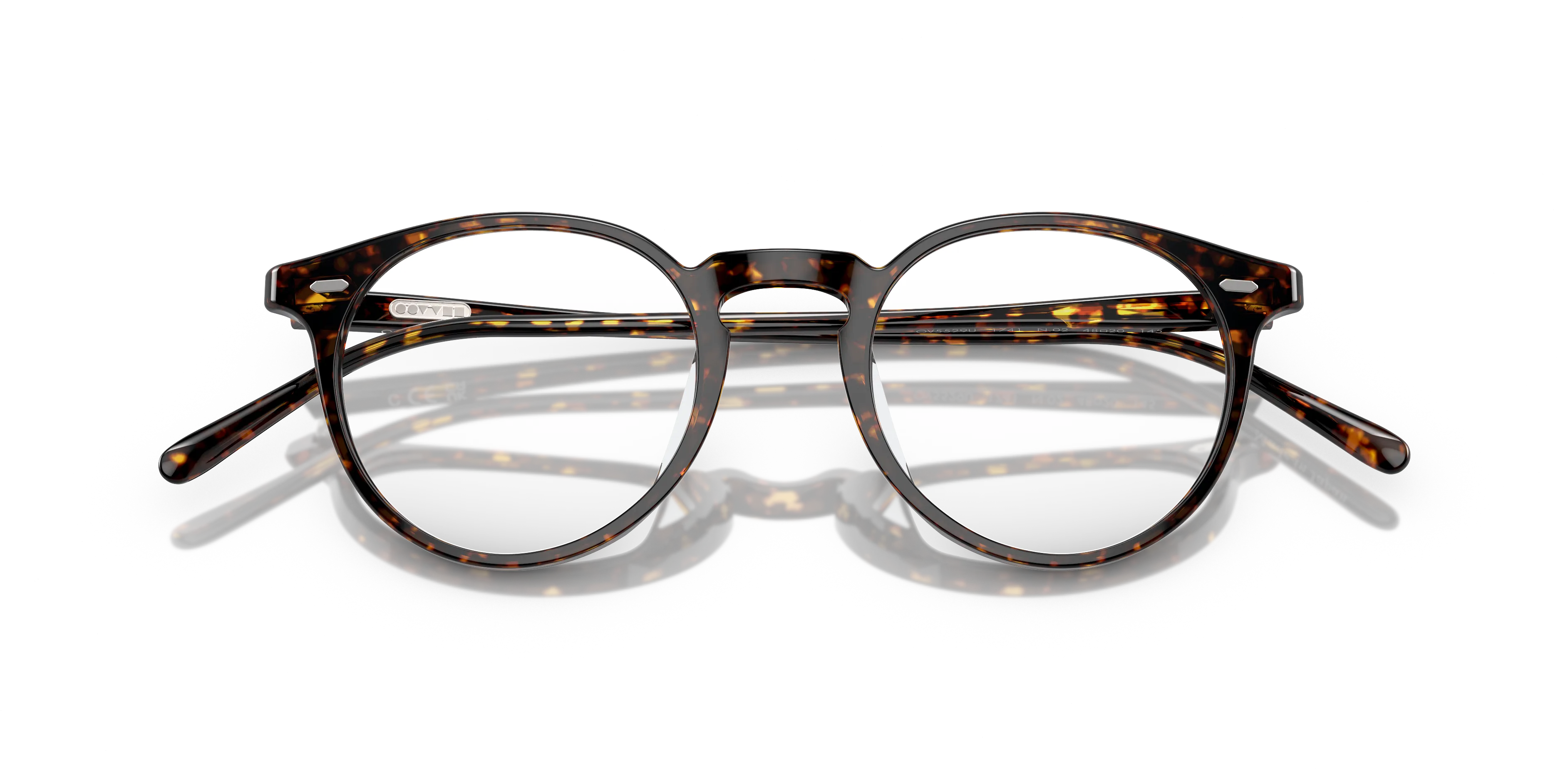Oliver Peoples OV5529U N.02 1741 Montature da vista Acetato Tartaruga Trasparente Pantos Normale - immagine 2