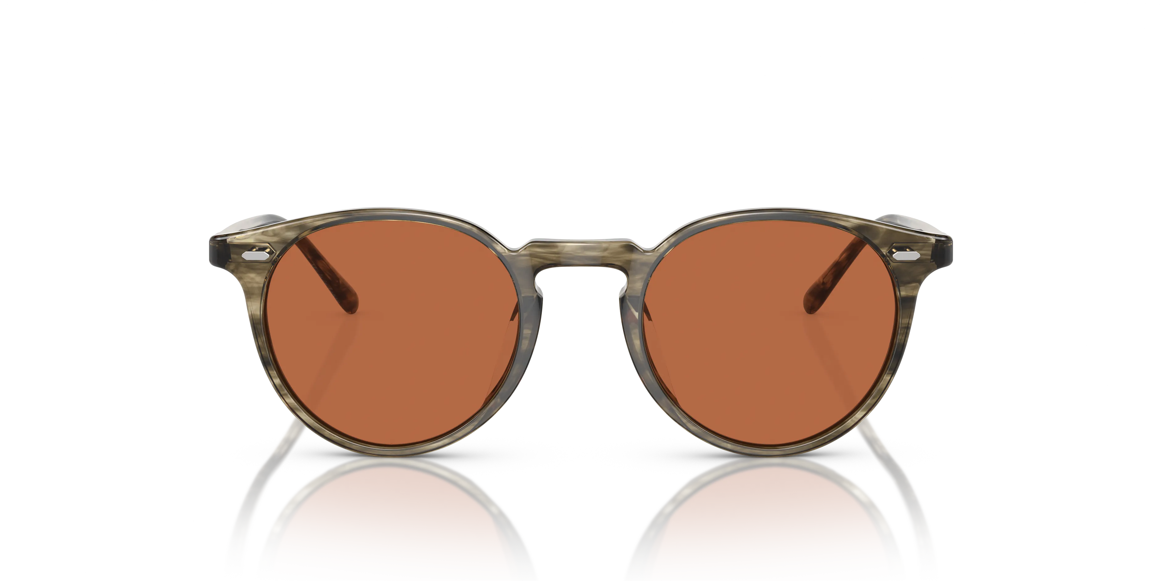 Oliver Peoples OV5529SU N.02 SUN 173553 Occhiali da sole Acetato Verde Marrone Pantos Normale - immagine 3