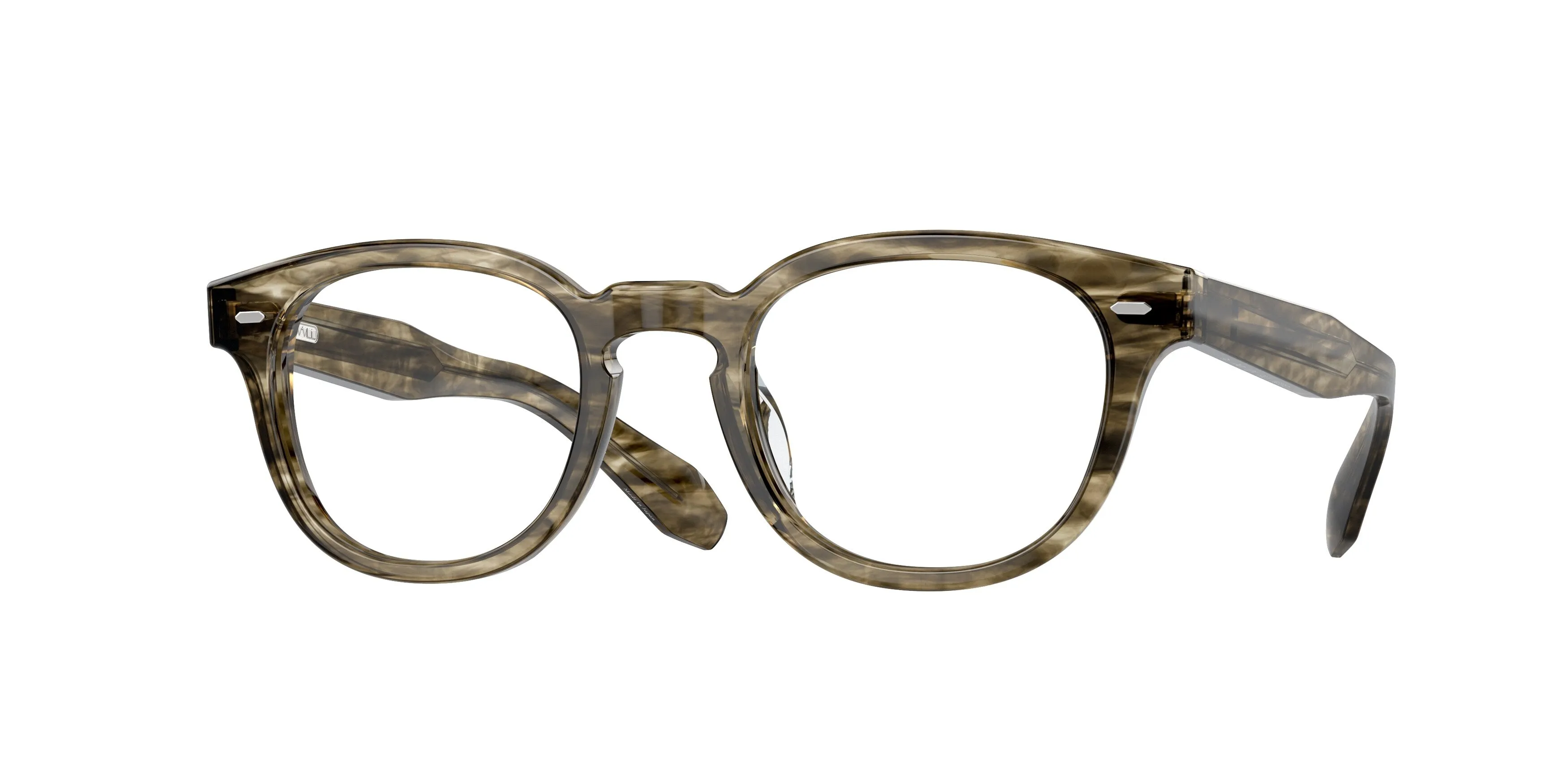 Oliver Peoples OV5528U N.01 1735 Montature da vista Acetato Verde Trasparente Pantos Normale - immagine 1