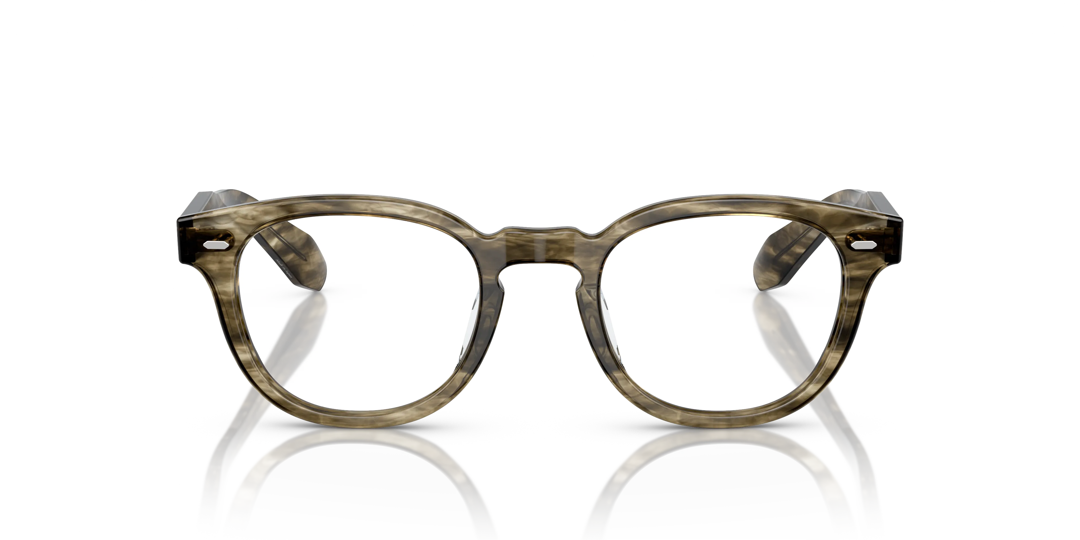 Oliver Peoples OV5528U N.01 1735 Montature da vista Acetato Verde Trasparente Pantos Normale - immagine 3