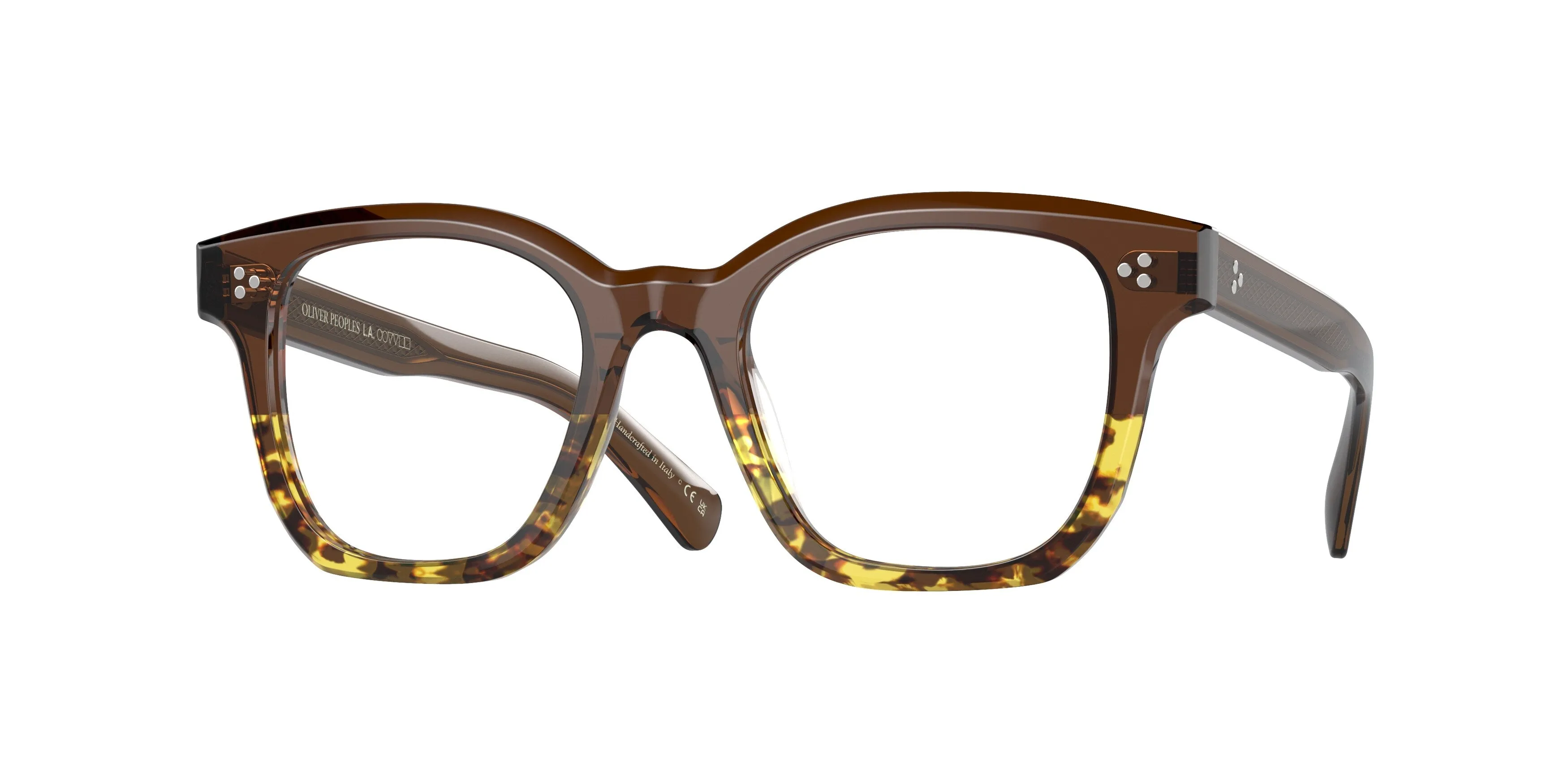 Oliver Peoples OV5525U LIANELLA 1756 Montature da vista Acetato Marrone Trasparente Pillow Normale - immagine 1