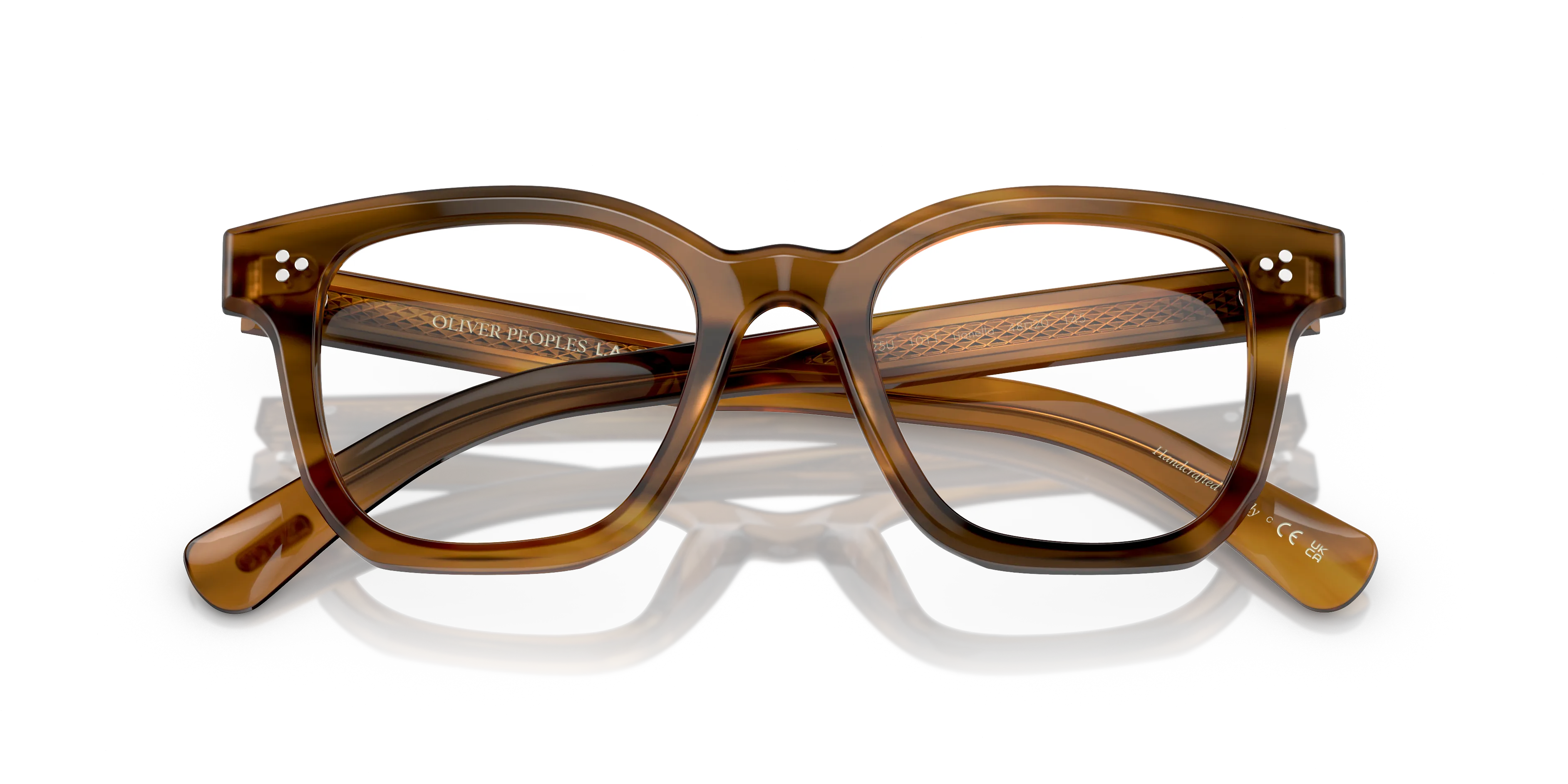 Oliver Peoples OV5525U LIANELLA 1011 Montature da vista Acetato Marrone Trasparente Pillow Normale - immagine 2