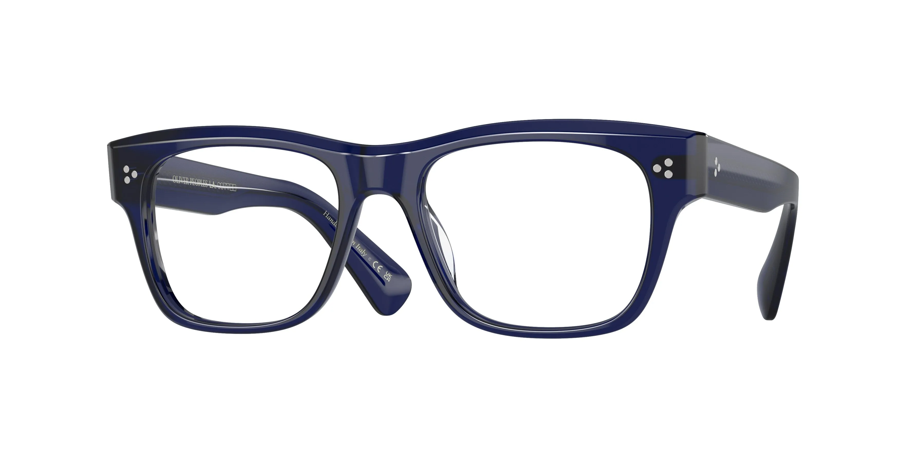 Oliver Peoples OV5524U BIRELL 1566 Montature da vista Acetato Blu Trasparente Pillow Normale - immagine 1