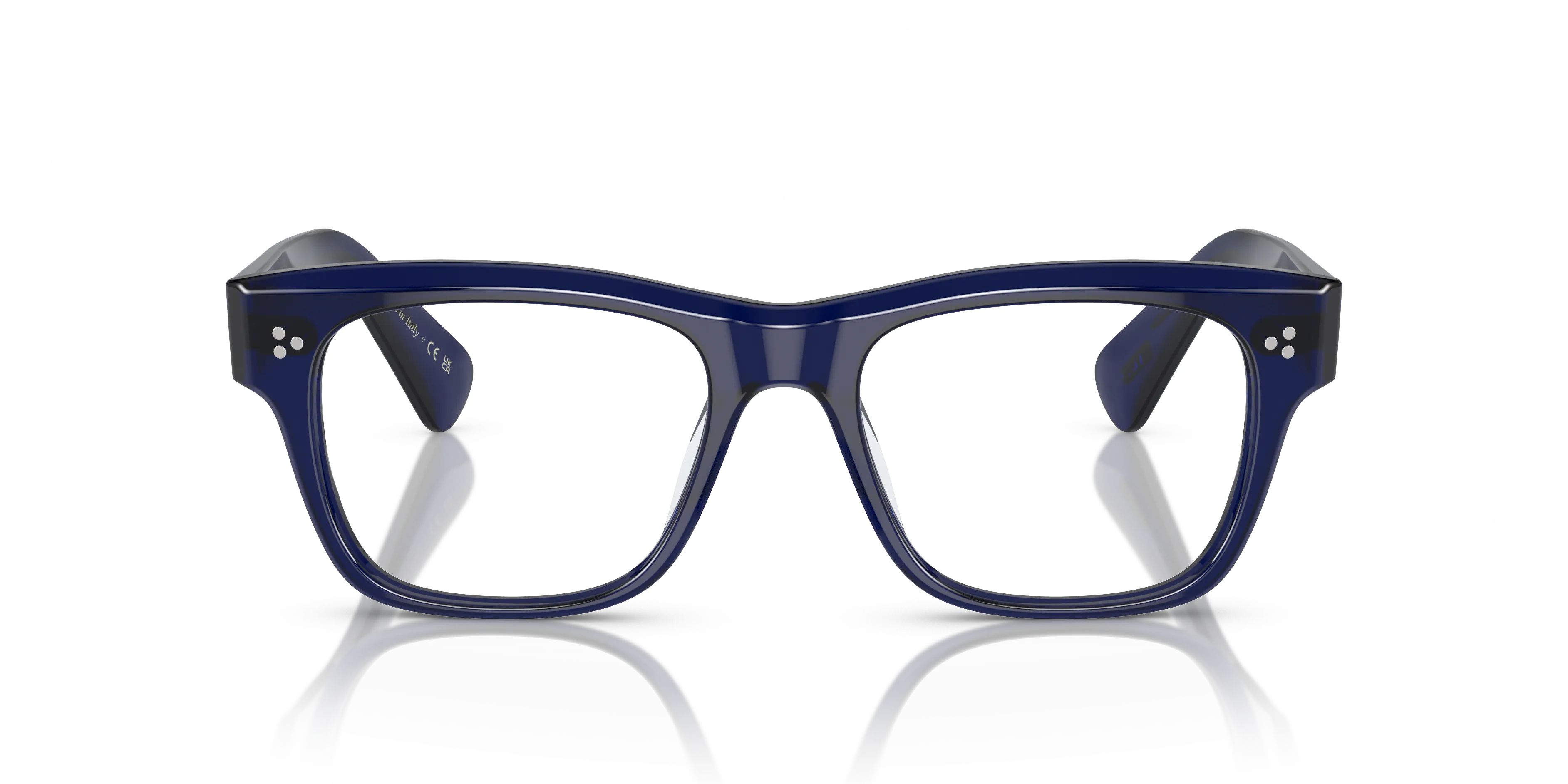 Oliver Peoples OV5524U BIRELL 1566 Montature da vista Acetato Blu Trasparente Pillow Normale - immagine 3