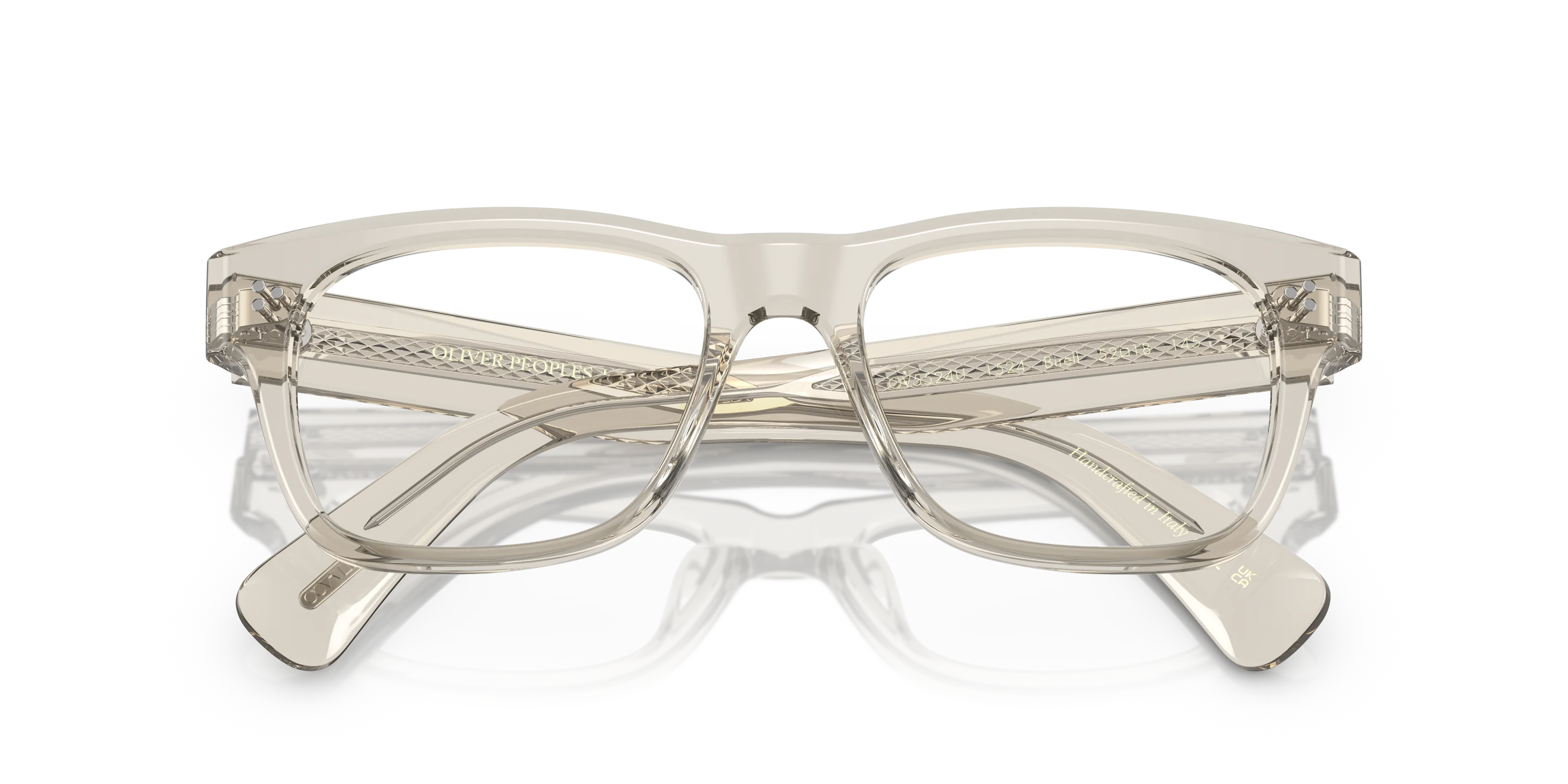Oliver Peoples OV5524U BIRELL 1524 Montature da vista Acetato Grigio Trasparente Pillow Normale - immagine 2