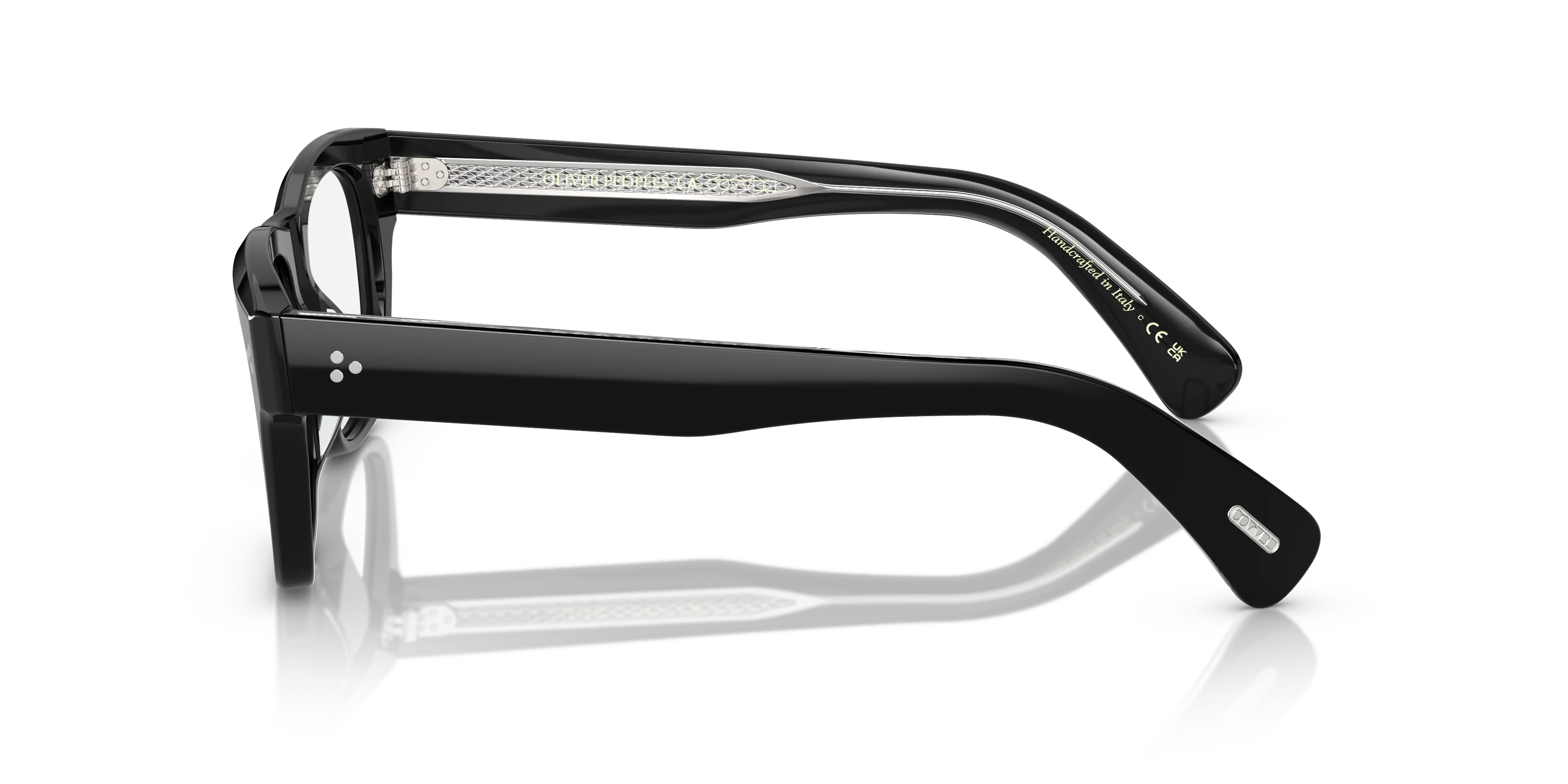Oliver Peoples OV5524U BIRELL 1492 Montature da vista Acetato Nero Trasparente Pillow Normale - immagine 4