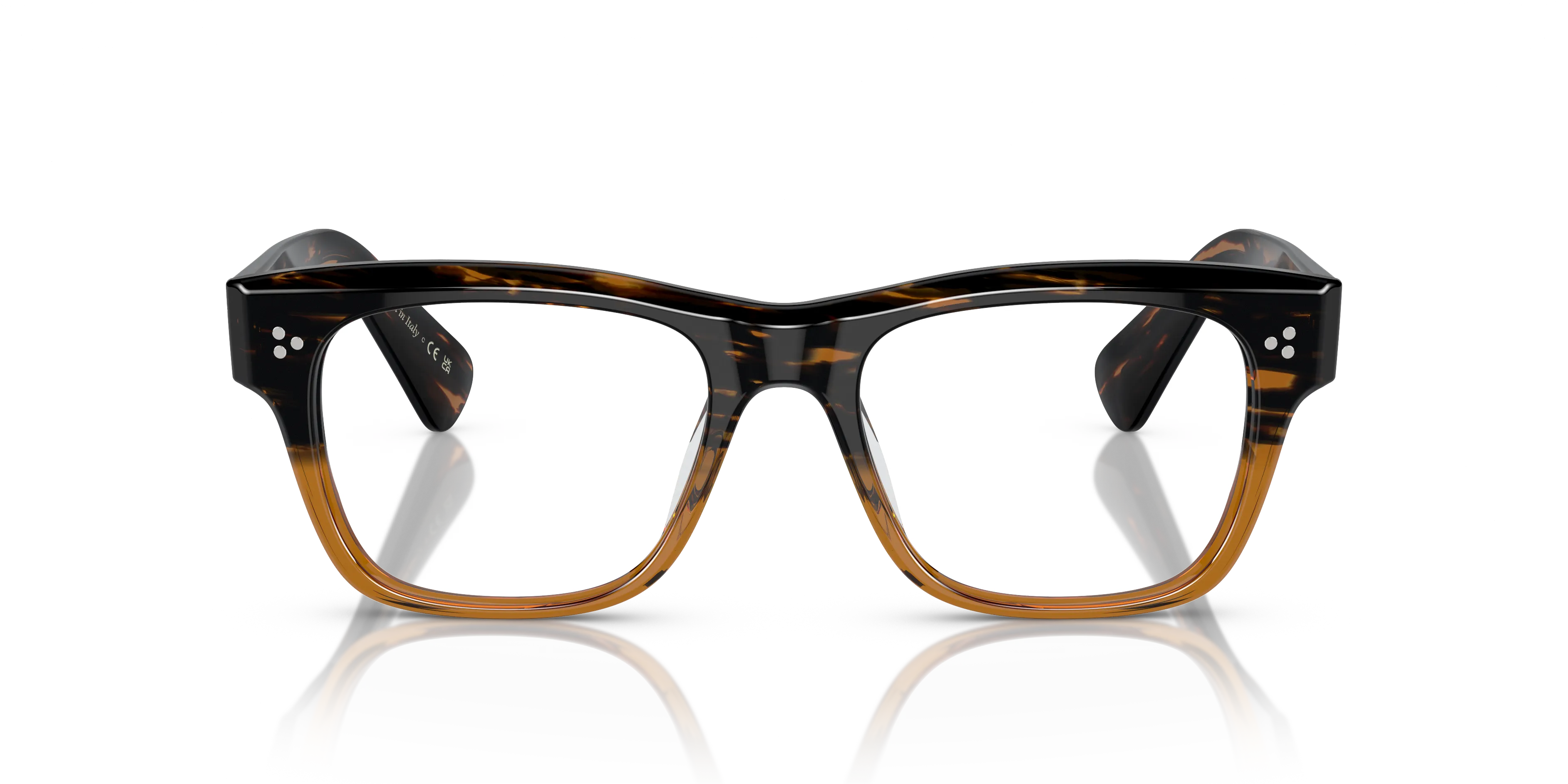 Oliver Peoples OV5524U BIRELL 1001 Montature da vista Acetato Marrone Trasparente Pillow Normale - immagine 3