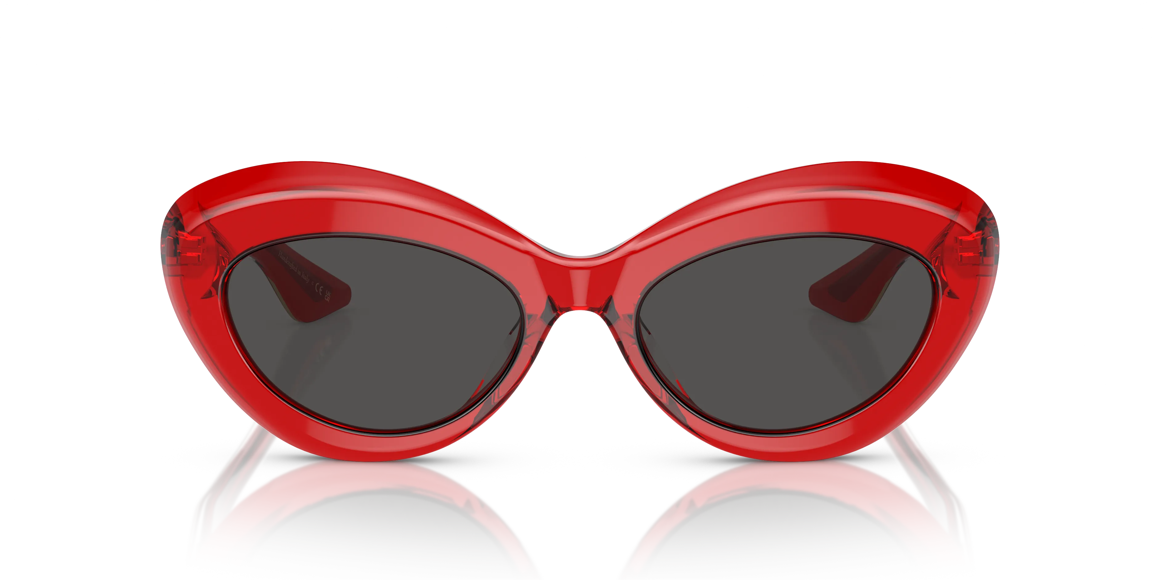 Oliver Peoples OV5523SU 1968C 176187 Occhiali da sole Acetato Rosso Grigio Squadrata Normale - immagine 3