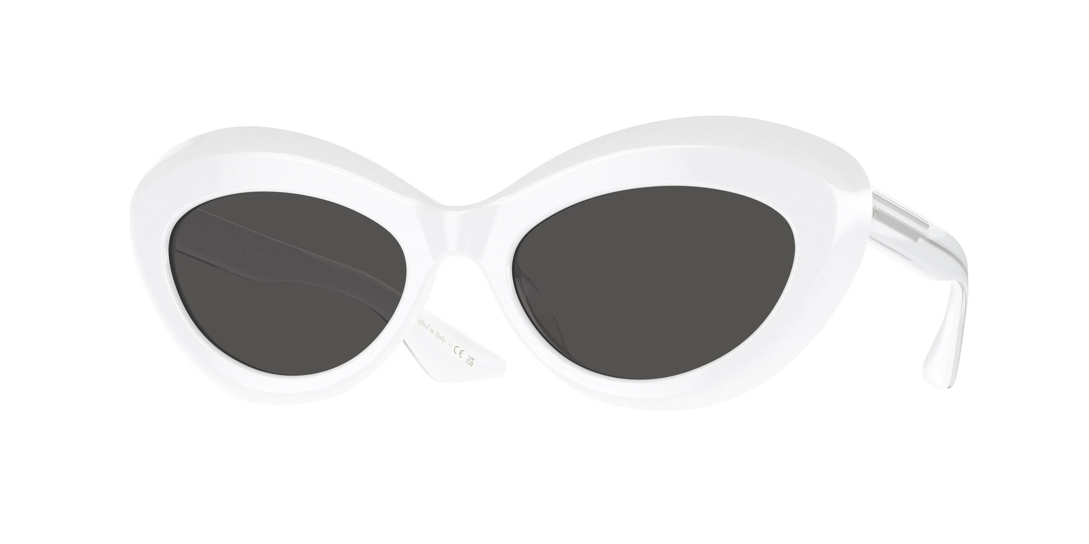 Oliver Peoples OV5523SU 1968C 176087 Occhiali da sole Acetato Bianco Grigio Squadrata Normale - immagine 1