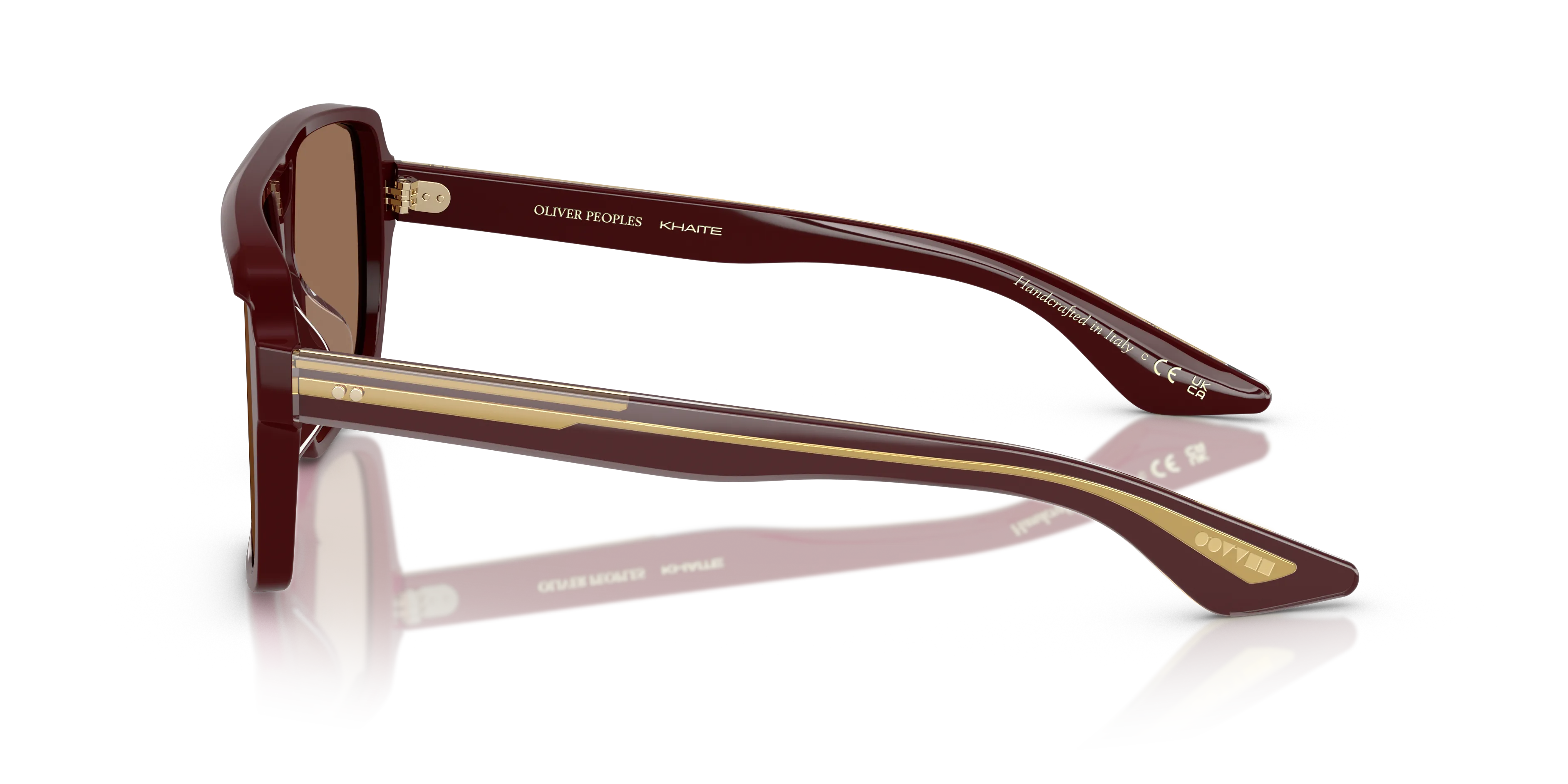 Oliver Peoples OV5520SU 1977C 178973 Occhiali da sole Acetato Viola Marrone Squadrata Normale - immagine 4