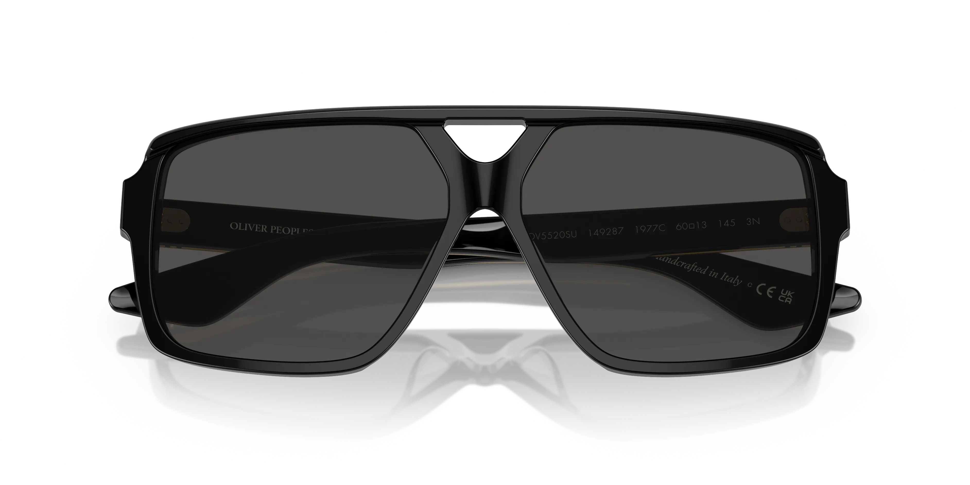 Oliver Peoples OV5520SU 1977C 149287 Occhiali da sole Acetato Nero Grigio Squadrata Normale - immagine 2