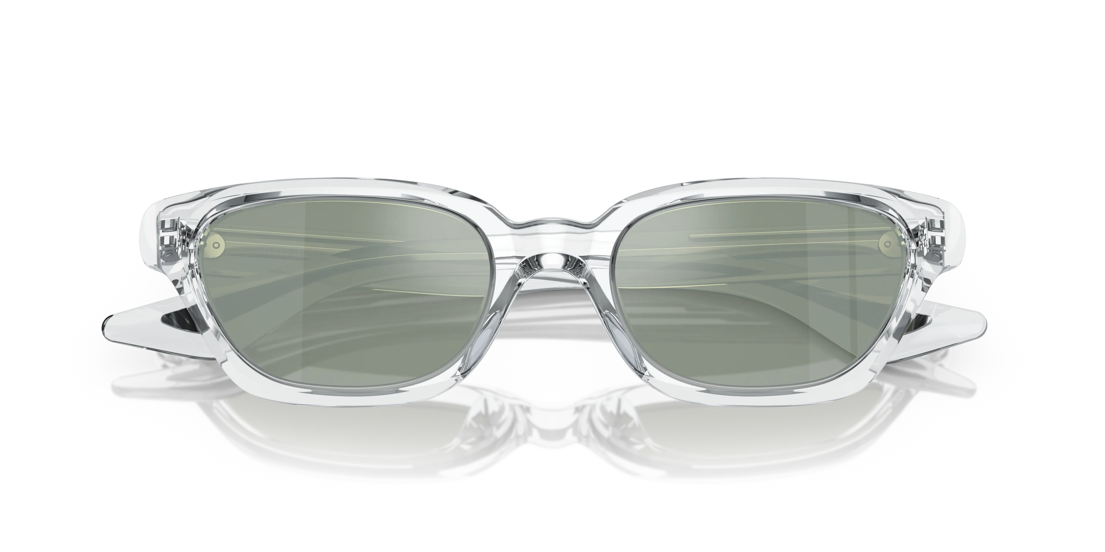 Oliver Peoples OV5512SU 1983C 11015C Occhiali da sole Acetato Trasparente Argento Cat Eye Specchiate - immagine 2