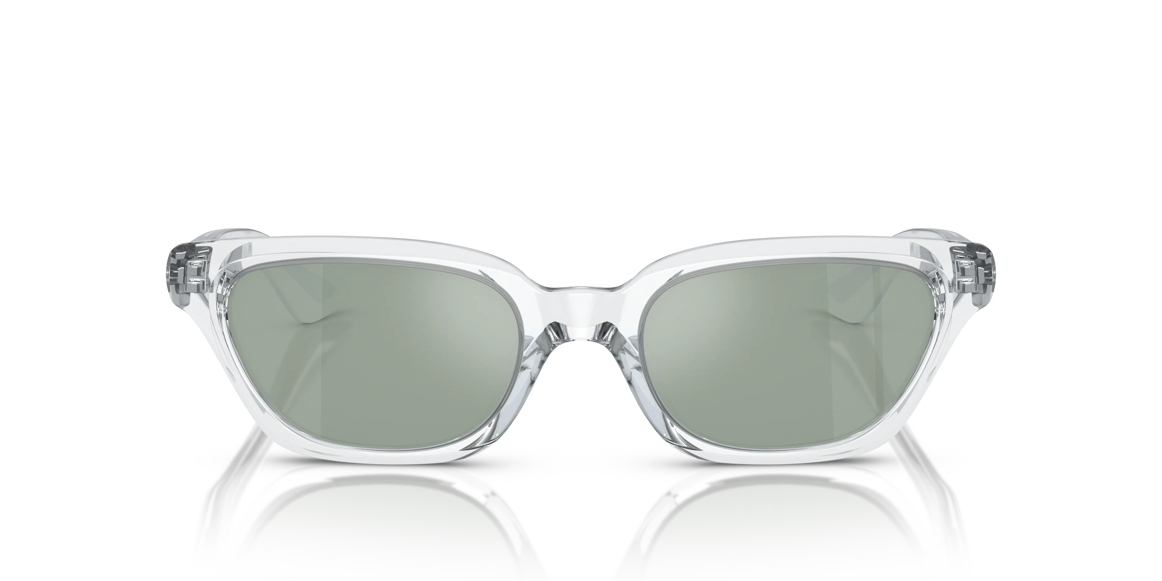 Oliver Peoples OV5512SU 1983C 11015C Occhiali da sole Acetato Trasparente Argento Cat Eye Specchiate - immagine 3