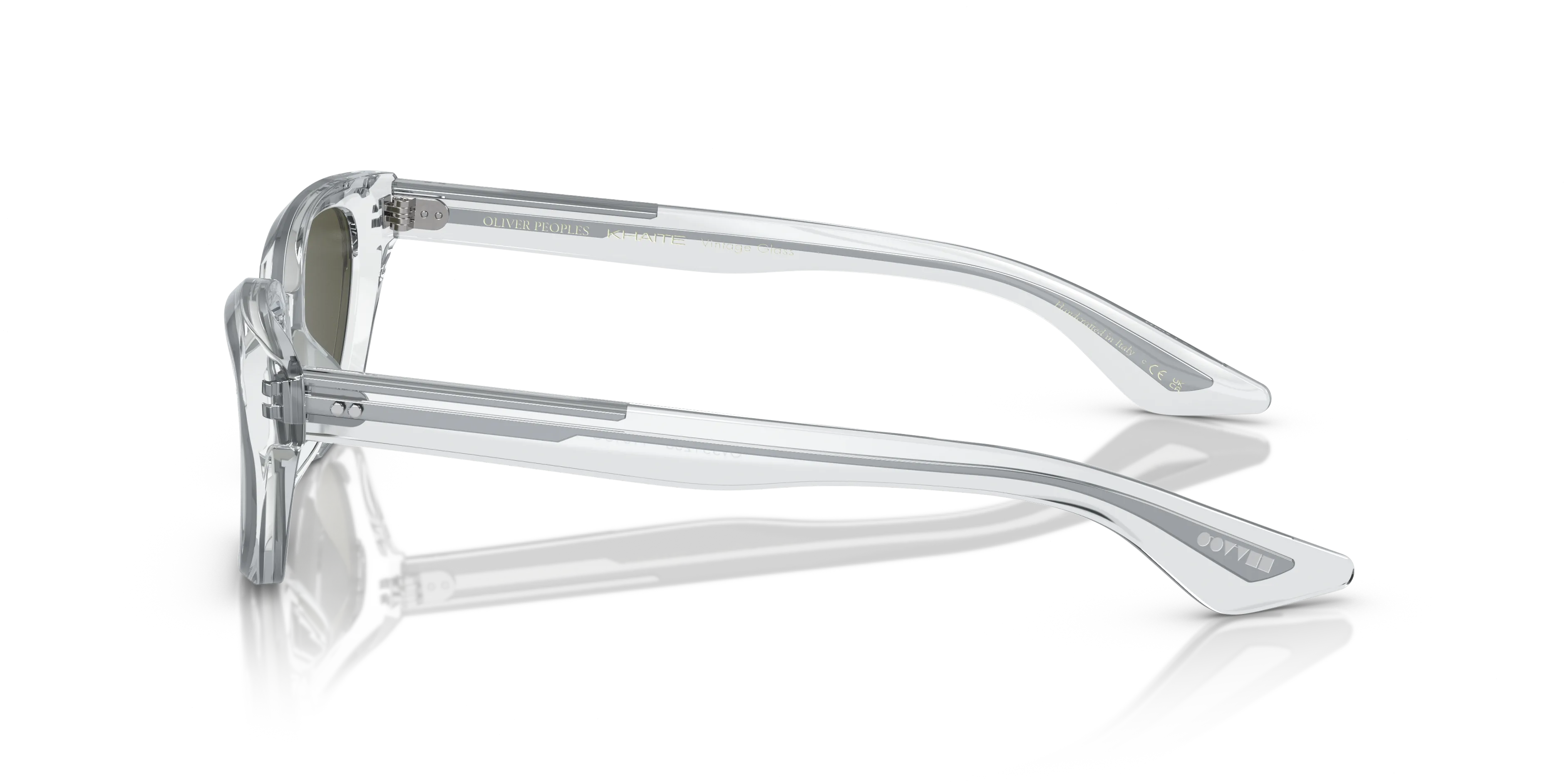 Oliver Peoples OV5512SU 1983C 11015C Occhiali da sole Acetato Trasparente Argento Cat Eye Specchiate - immagine 4
