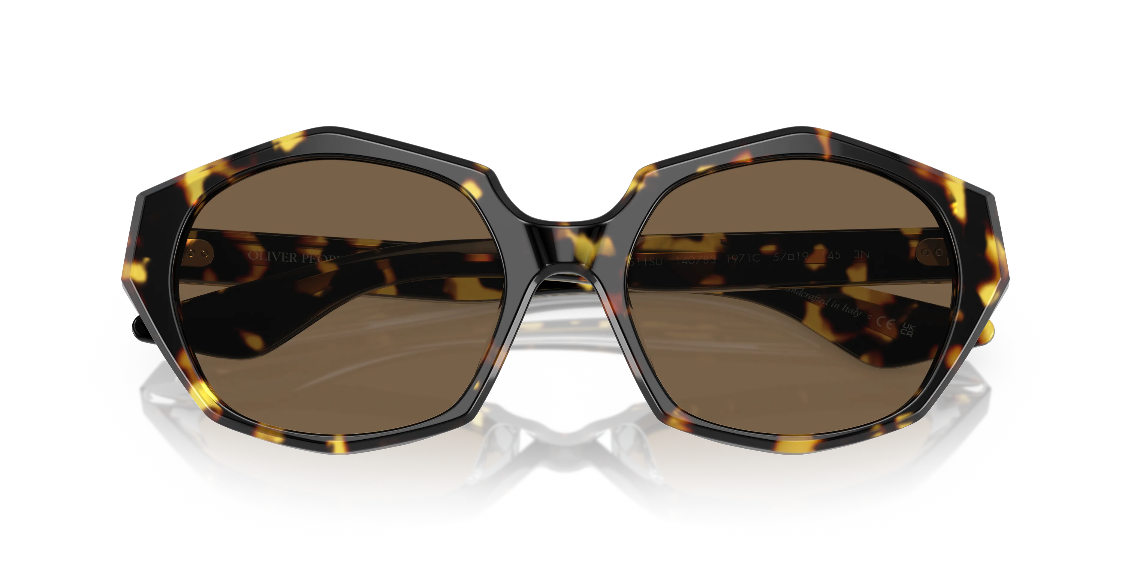 Oliver Peoples OV5511SU 1971C 140783 Occhiali da sole Acetato Tartaruga Marrone Cat Eye Normale - immagine 2