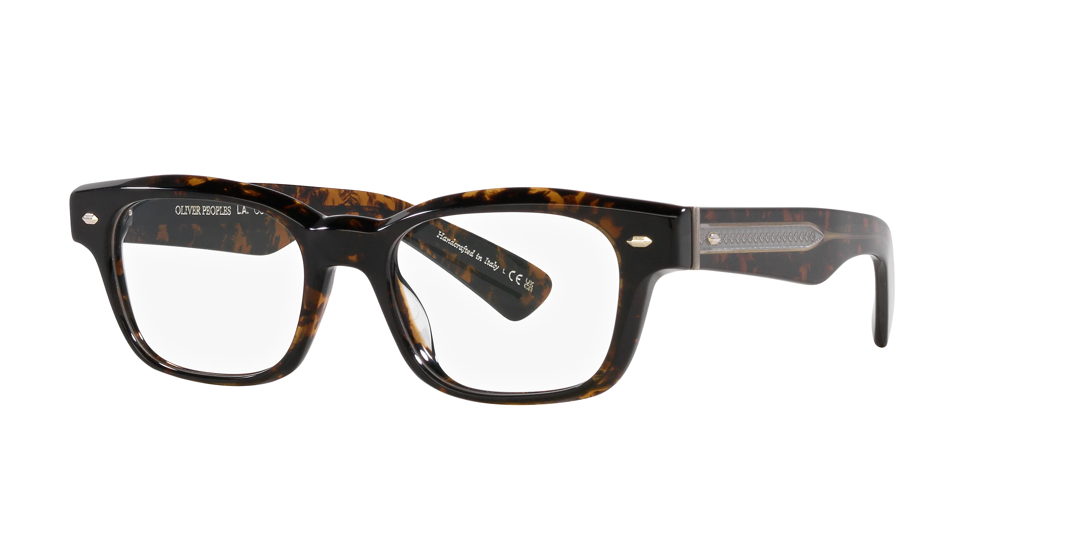 Oliver Peoples OV5507U LATIMORE 1747 Montature da vista Acetato Tartaruga Trasparente Pillow Normale - immagine 1