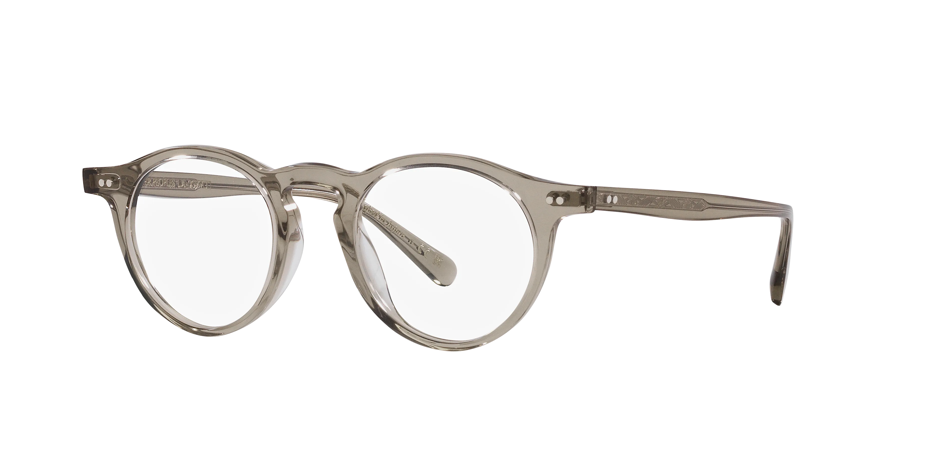 Oliver Peoples OV5504U OP-13 1745 Montature da vista Acetato Verde Trasparente Rotonda Normale - immagine 1
