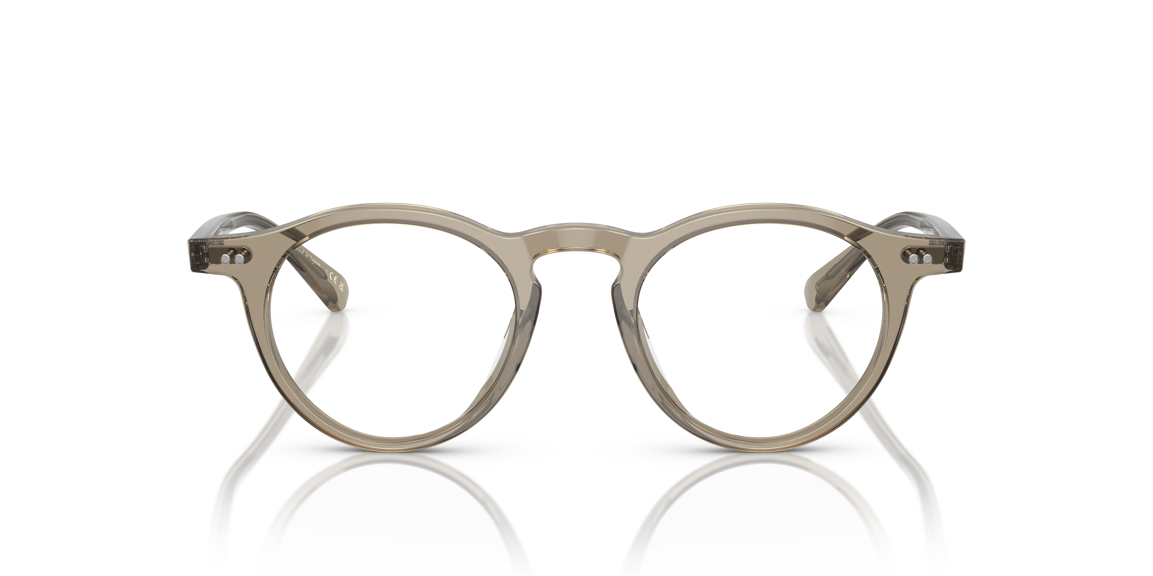 Oliver Peoples OV5504U OP-13 1745 Montature da vista Acetato Verde Trasparente Rotonda Normale - immagine 3