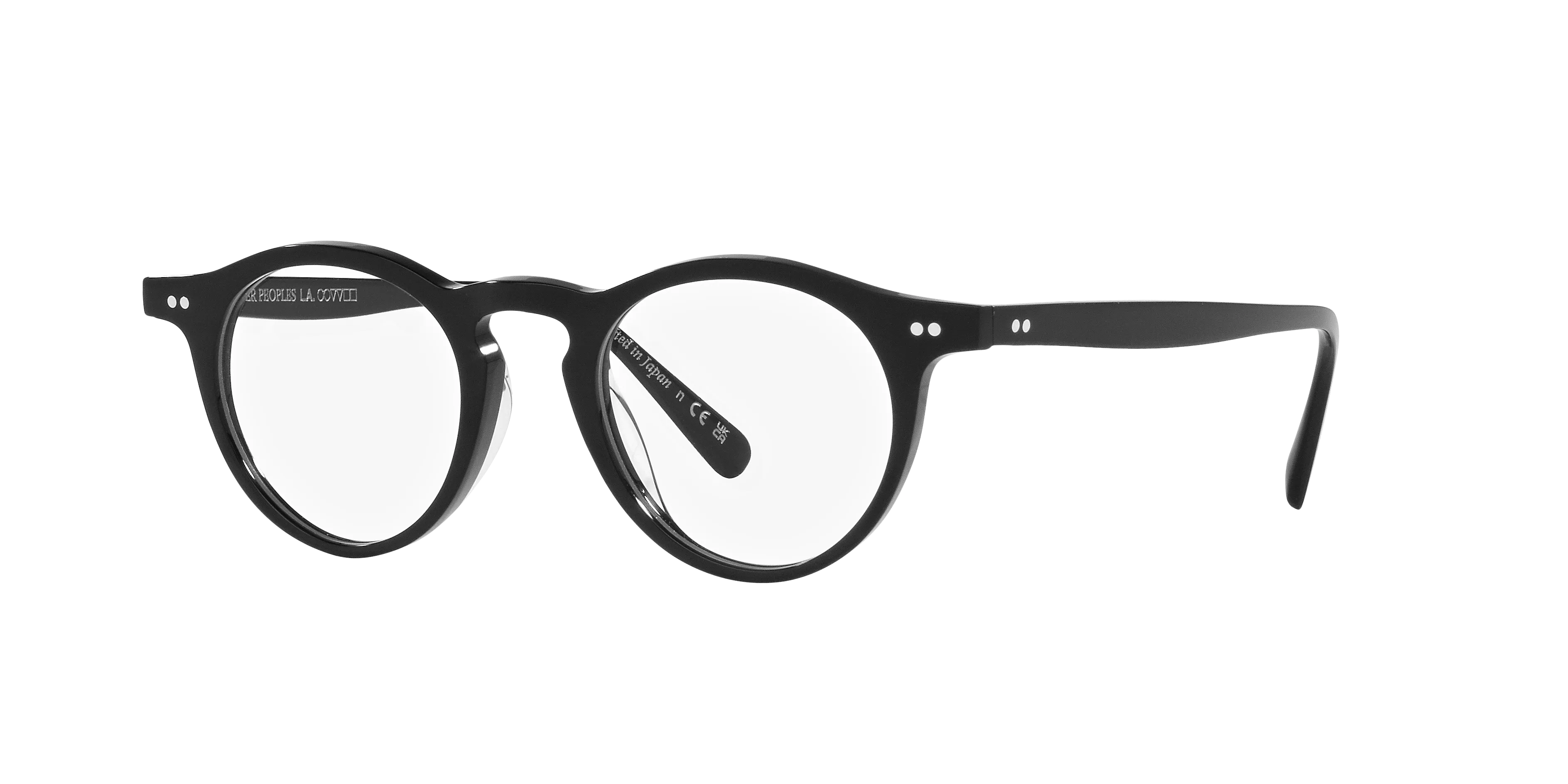 Oliver Peoples OV5504U OP-13 1731 Montature da vista Acetato Nero Trasparente Rotonda Normale - immagine 1