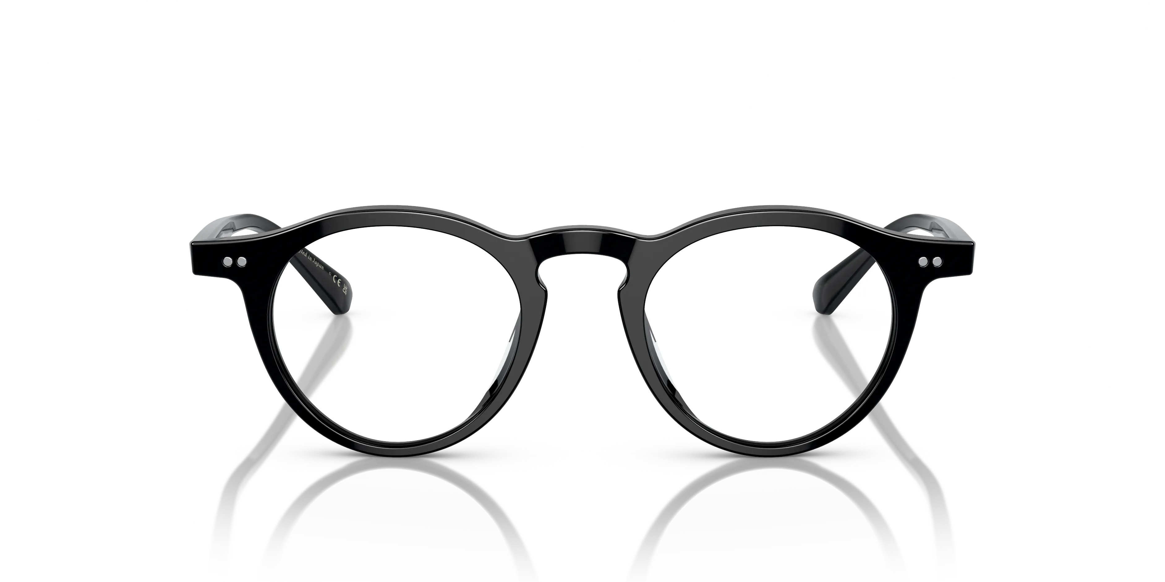 Oliver Peoples OV5504U OP-13 1731 Montature da vista Acetato Nero Trasparente Rotonda Normale - immagine 3
