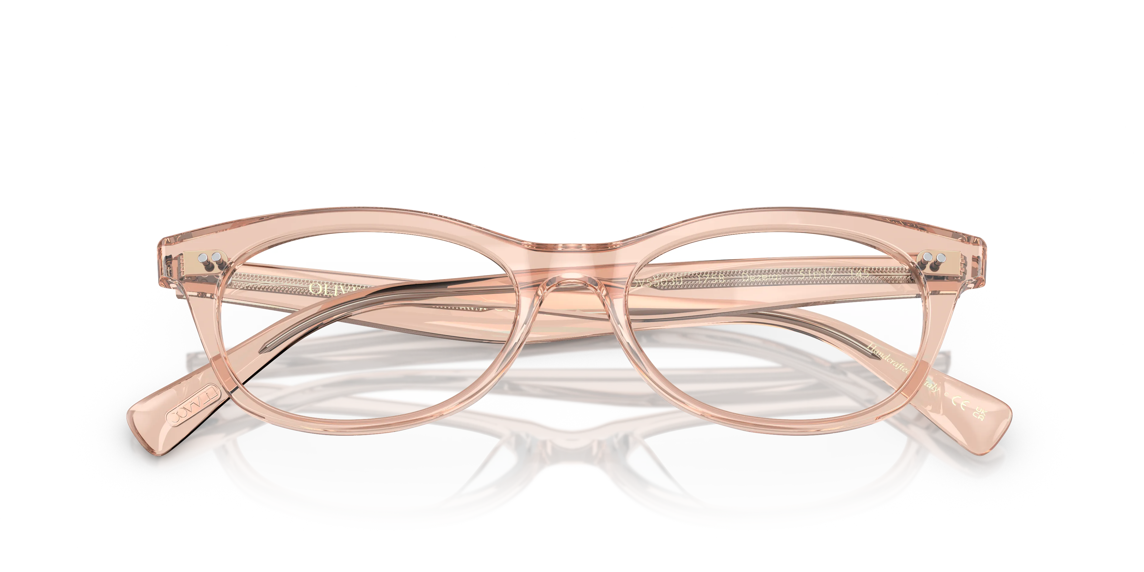 Oliver Peoples OV5503U DEZERAI 1758 Montature da vista Acetato Marrone Trasparente Squadrata Normale - immagine 2
