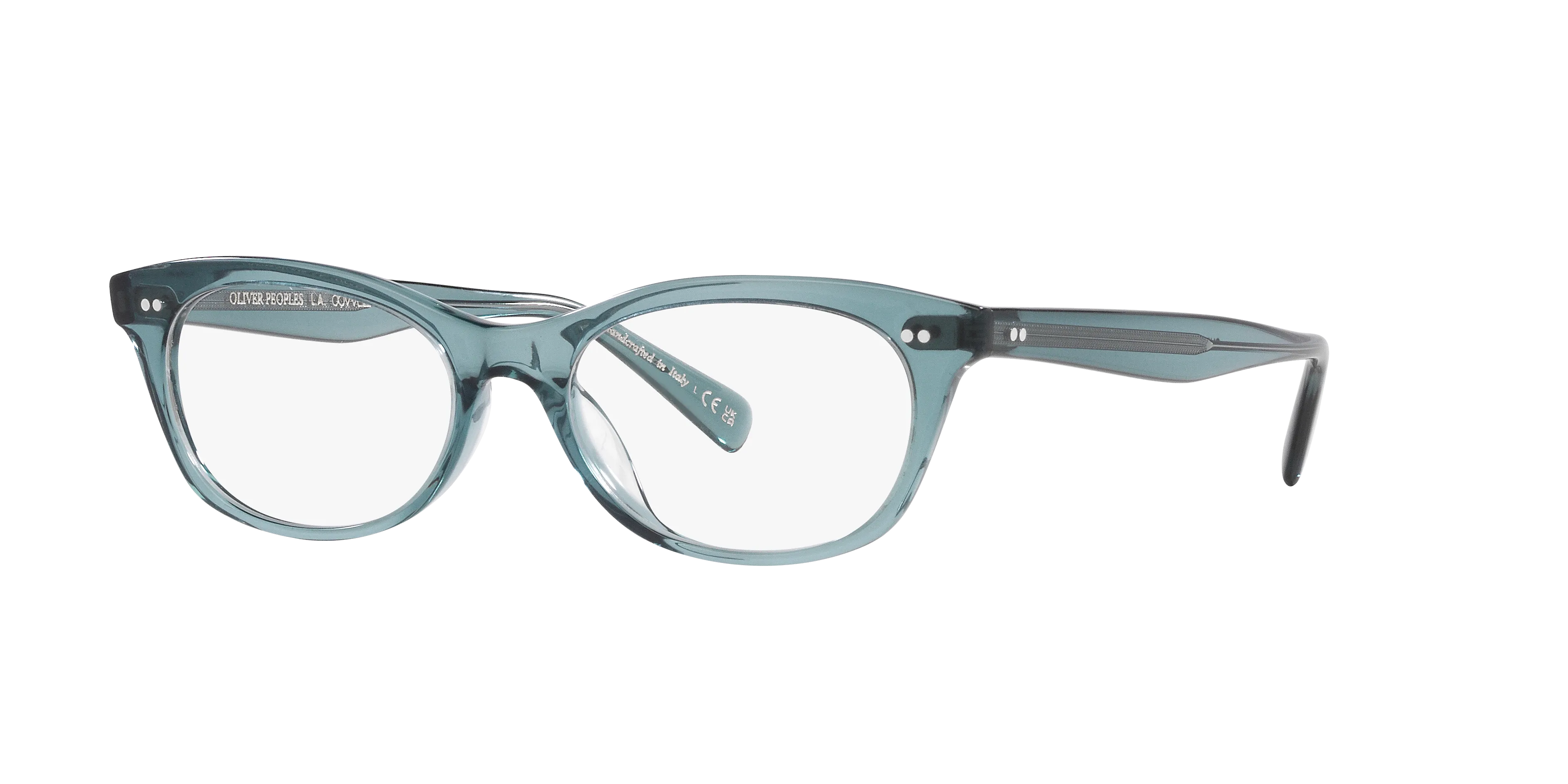 Oliver Peoples OV5503U DEZERAI 1617 Montature da vista Acetato Blu Trasparente Squadrata Normale - immagine 1