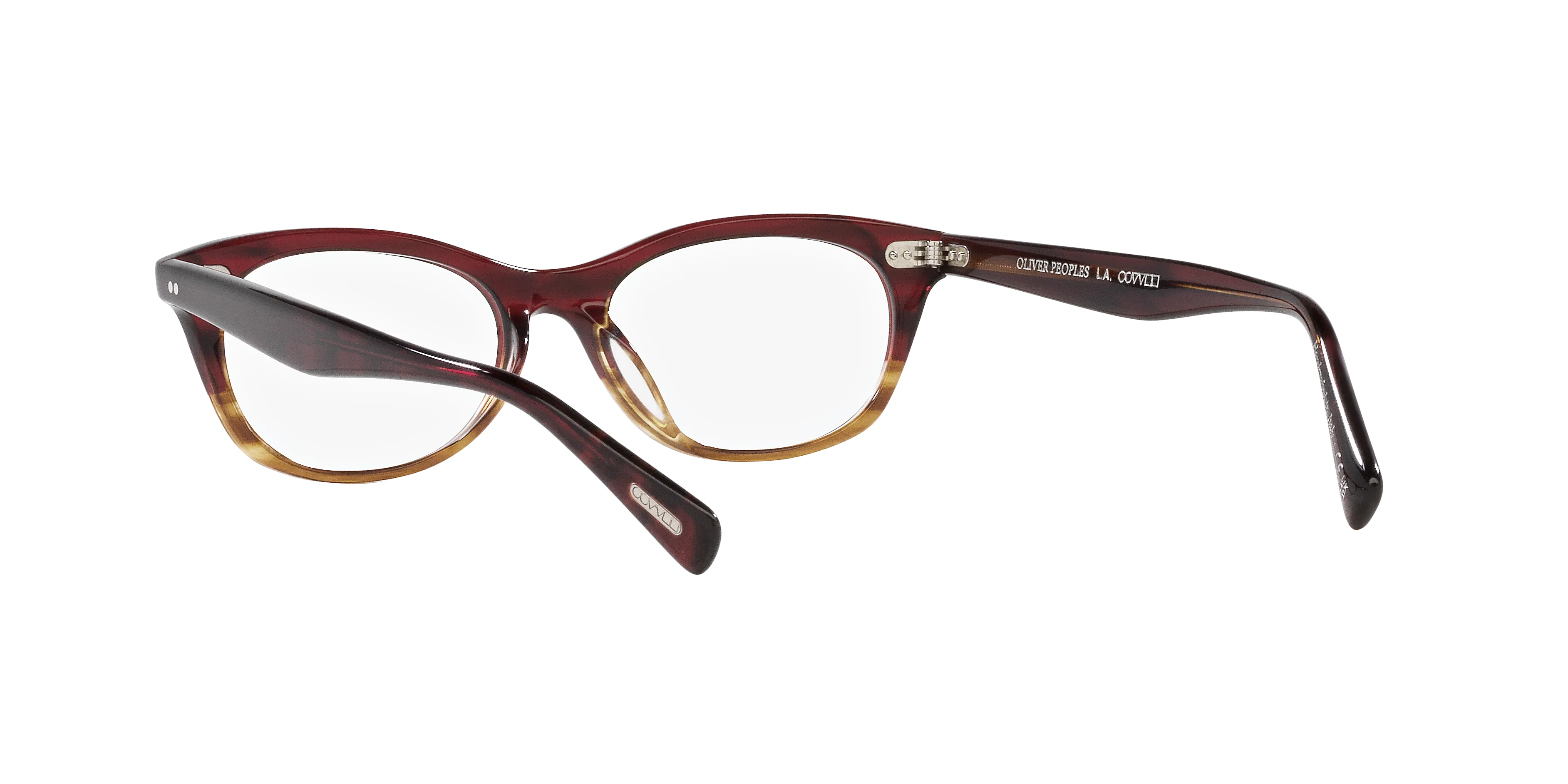 Oliver Peoples OV5503U DEZERAI 1224 Montature da vista Acetato Rosso Trasparente Squadrata Normale - immagine 4
