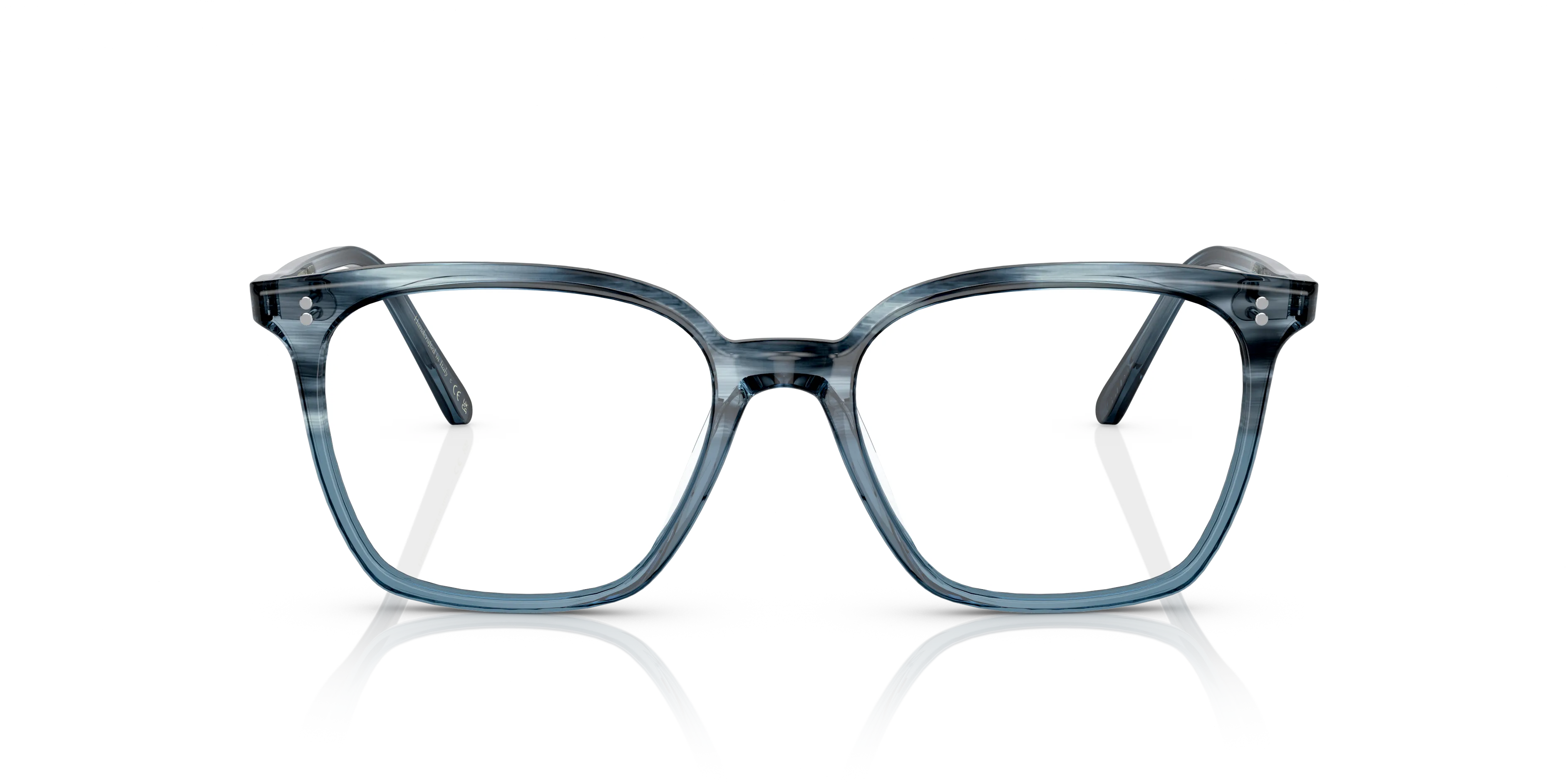 Oliver Peoples OV5488U RASEY 1730 Montature da vista Acetato Blu Trasparente Squadrata Normale - immagine 3