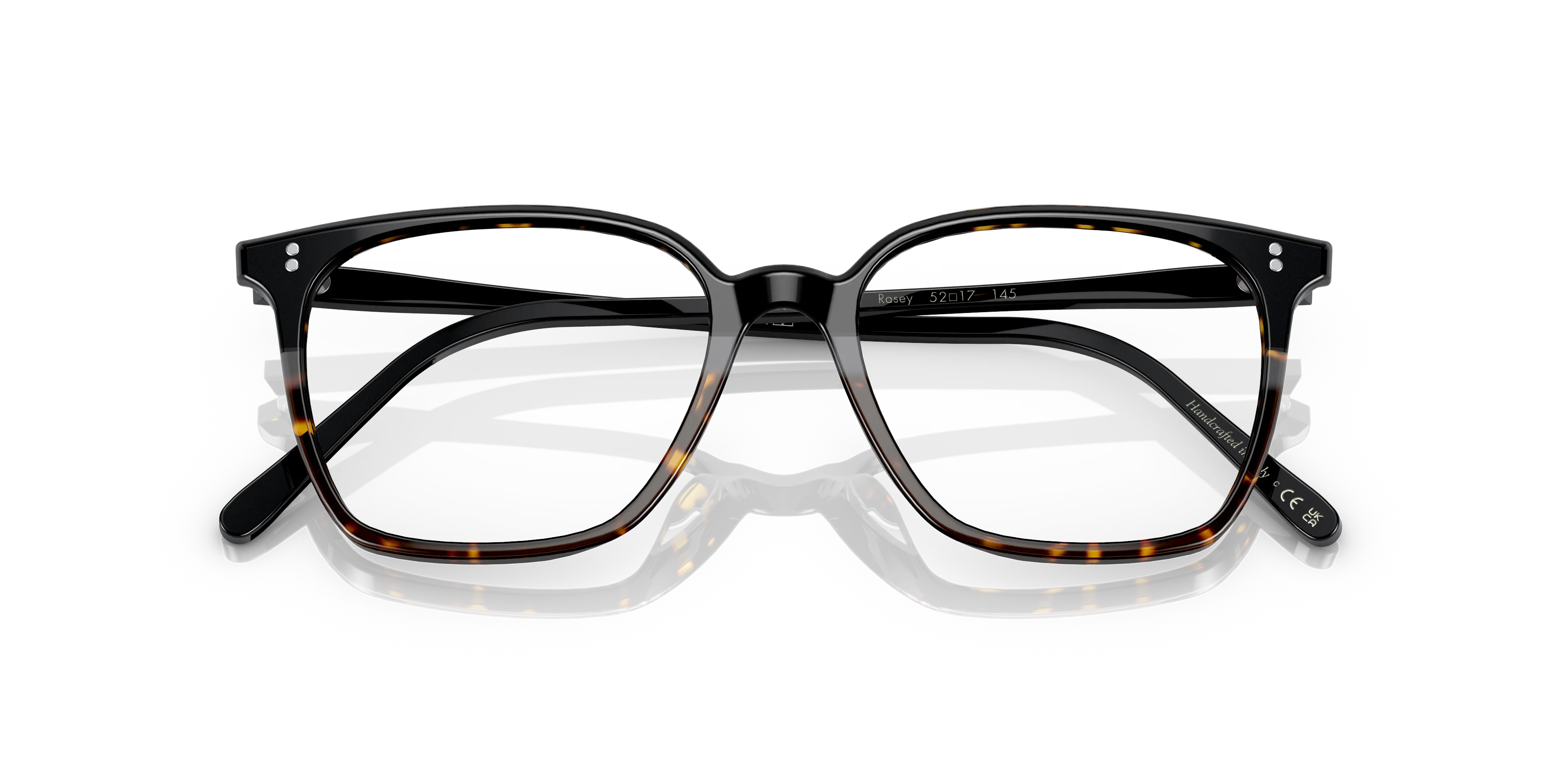 Oliver Peoples OV5488U RASEY 1722 Montature da vista Acetato Nero Trasparente Squadrata Normale - immagine 2